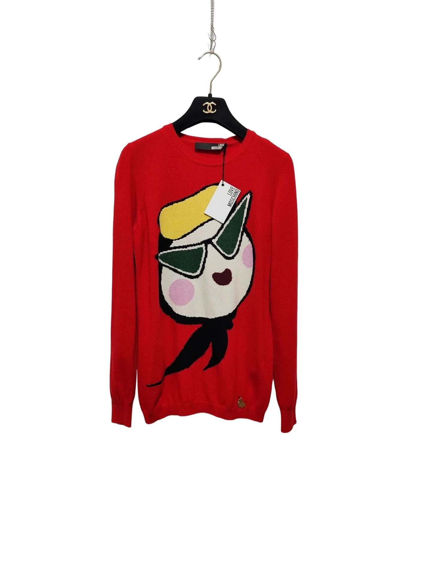 Love Moschino Love Moschino Graphic Sweater IT 40 Size S / US 4 / IT 40 - 1 Thumbnail