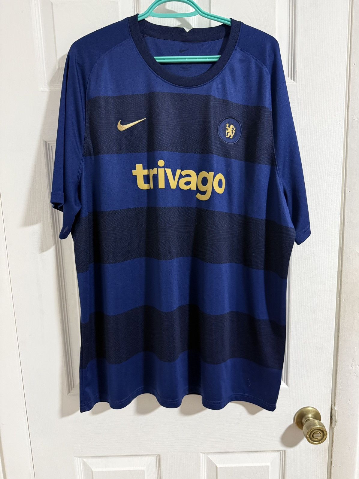 Chelsea Soccer × Nike Chelsea pre match jersey 3XL Size US XXL / EU 58 / 5 - 1 Thumbnail