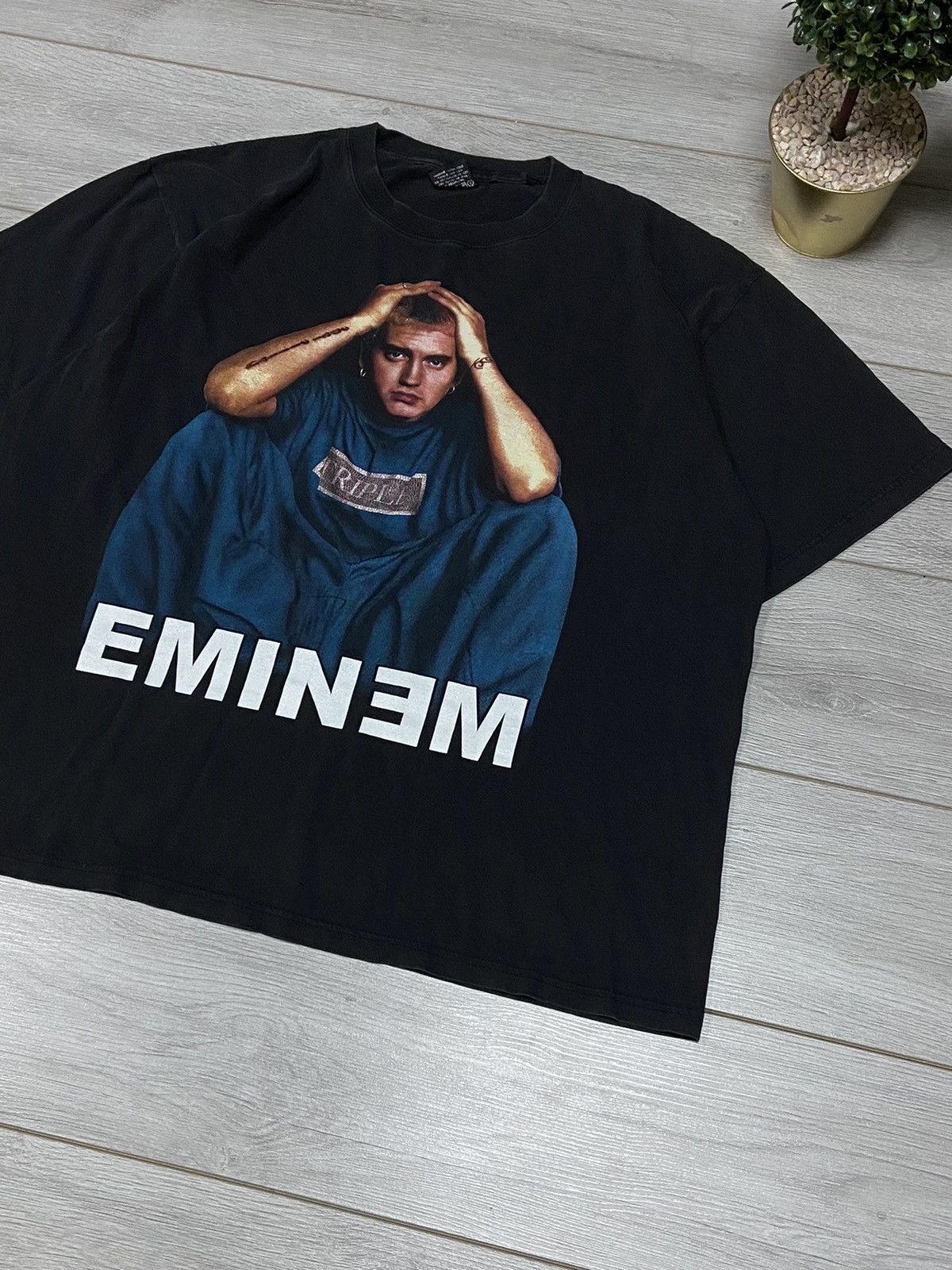 Rap Tees Eminem vintage big logo E t-shirt Size US XXL / EU 58 / 5 - 2 Thumbnail