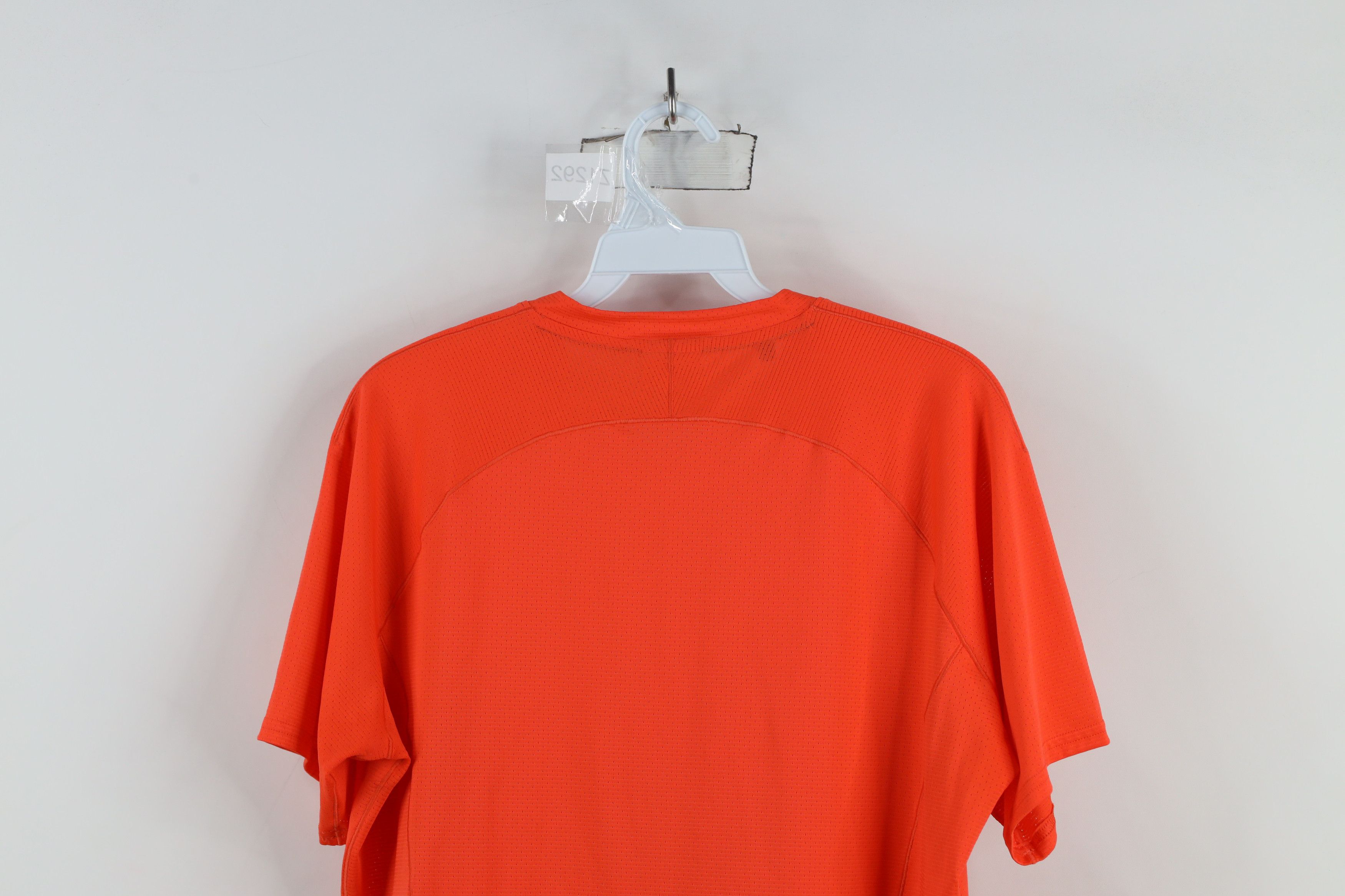 Gymshark × Vintage Gymshark Vented Knit Speed Running Gym T-Shirt Orange Size US M / EU 48-50 / 2 - 10 Thumbnail