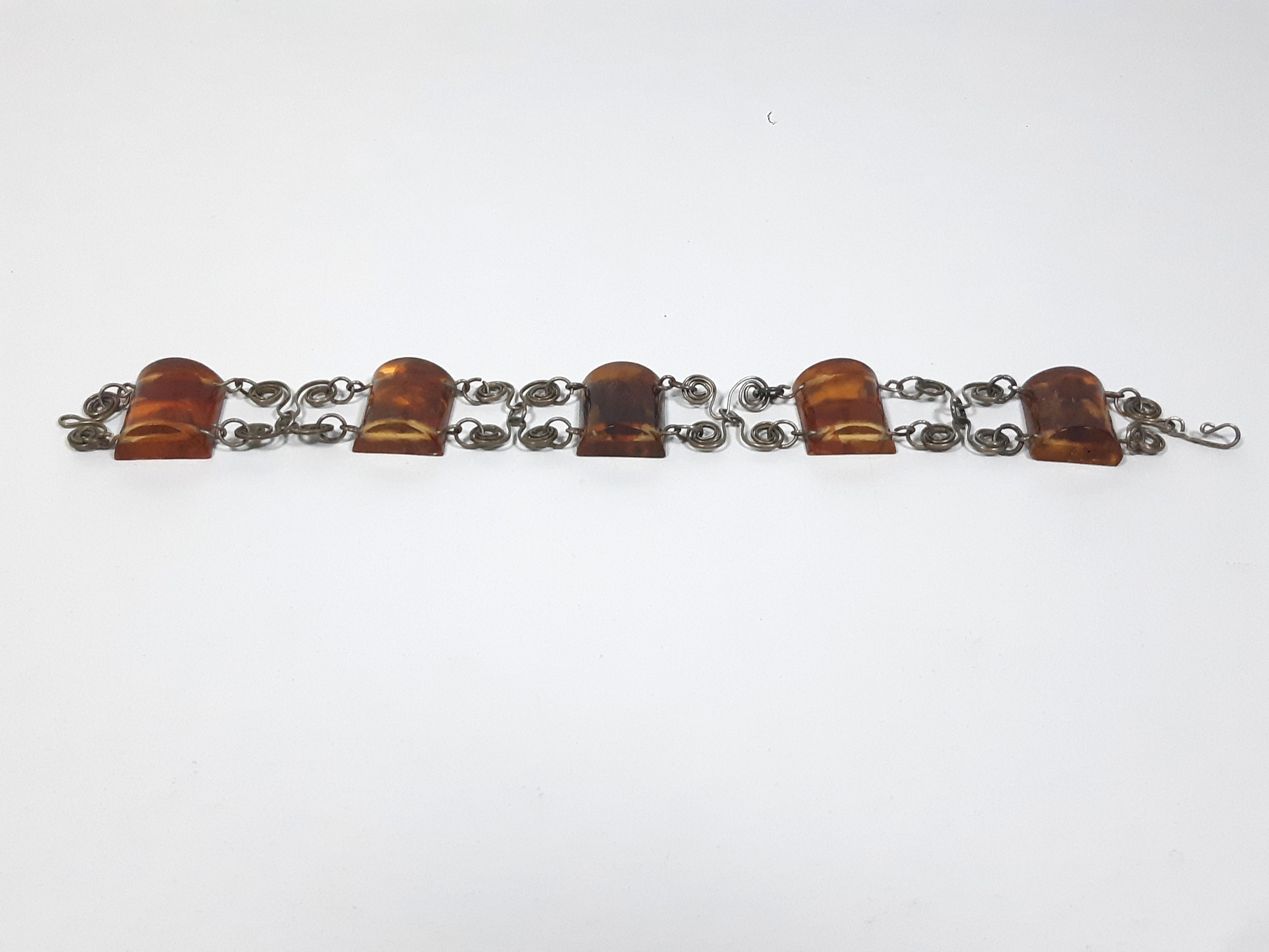 Other Antique bracelet amber / silver 835 Size ONE SIZE - 3 Thumbnail
