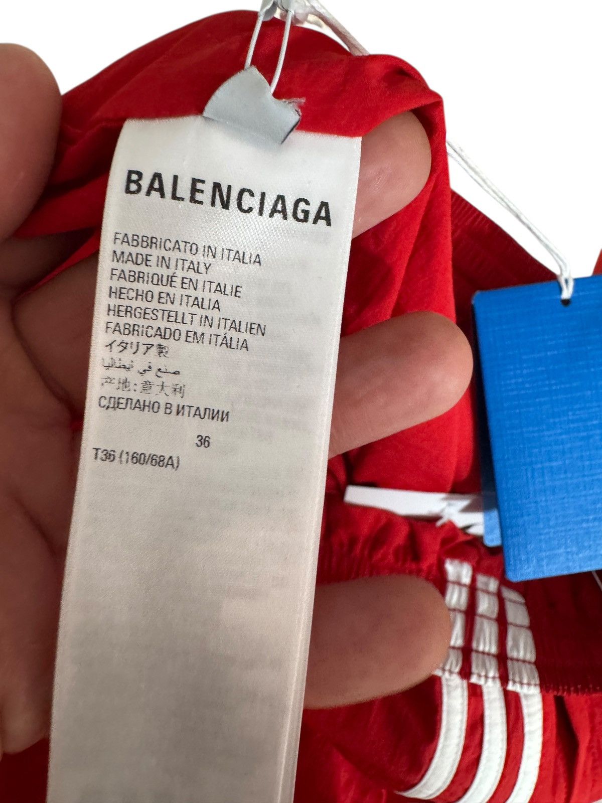 Adidas × Balenciaga Balenciaga x Adidas Red Track Pants with Heeled Boots Size 25" / US 0 / IT 36 - 20 Thumbnail
