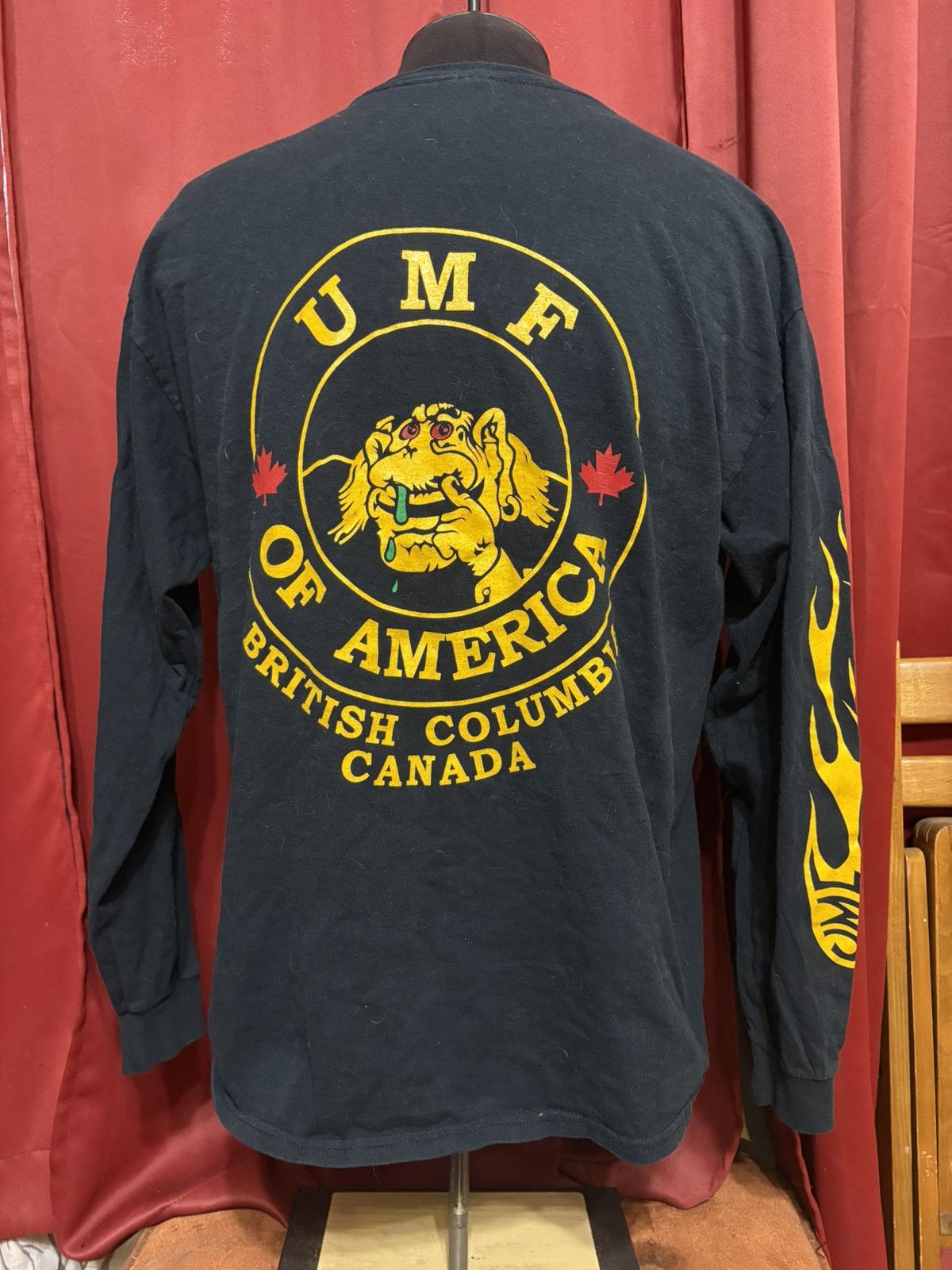 Vintage Vintage UMF Motorcycle Club Shirt 90’s Biker Streetwear Size US XL / EU 56 / 4 - 2 Thumbnail