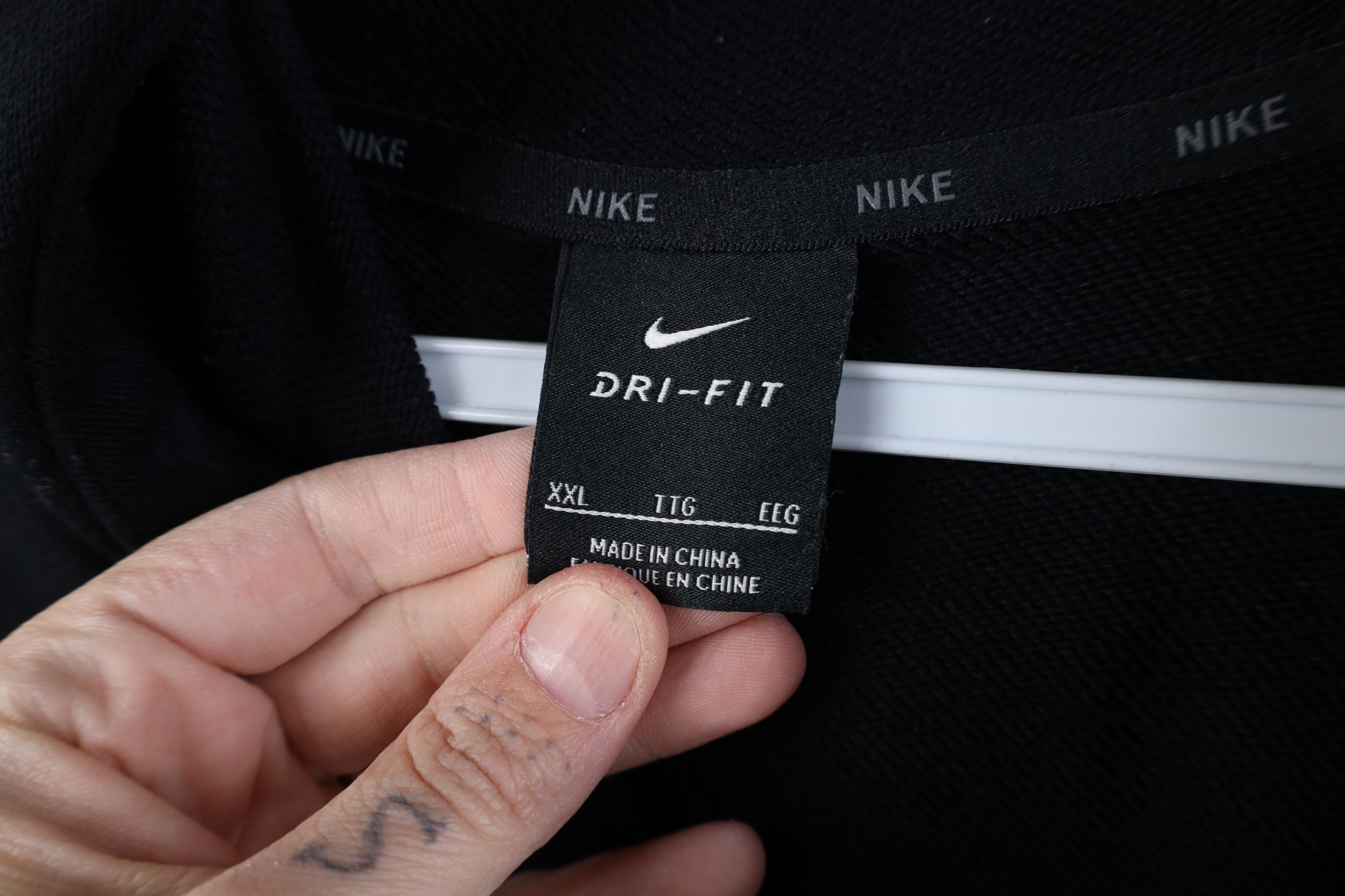 Nike Vintage Y2K Nike Scott Mini Swoosh Knit Full Zip Hoodie Size US XXL / EU 58 / 5 - 8 Thumbnail