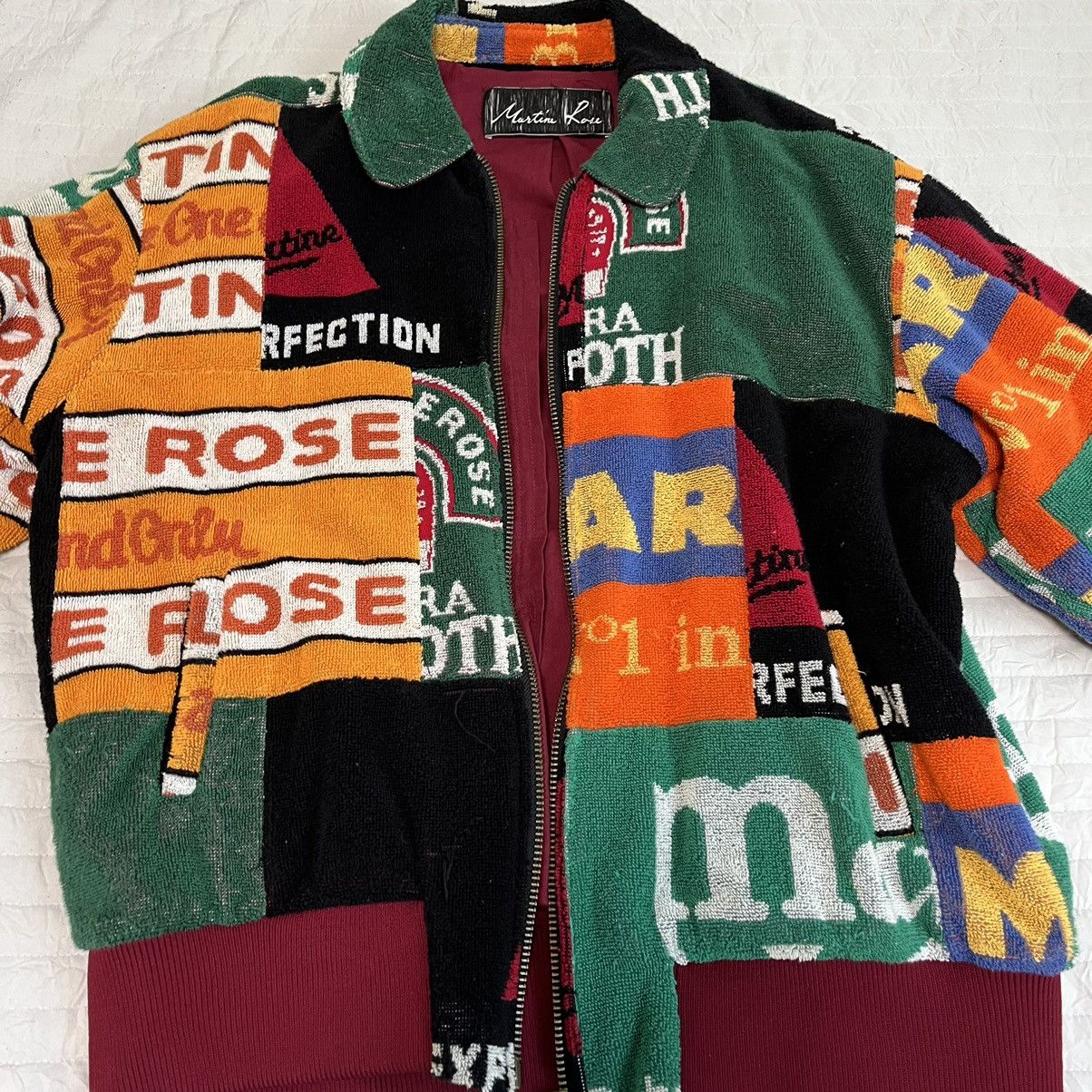 Martine Rose Martine Rose beermat bomber jacket | Grailed