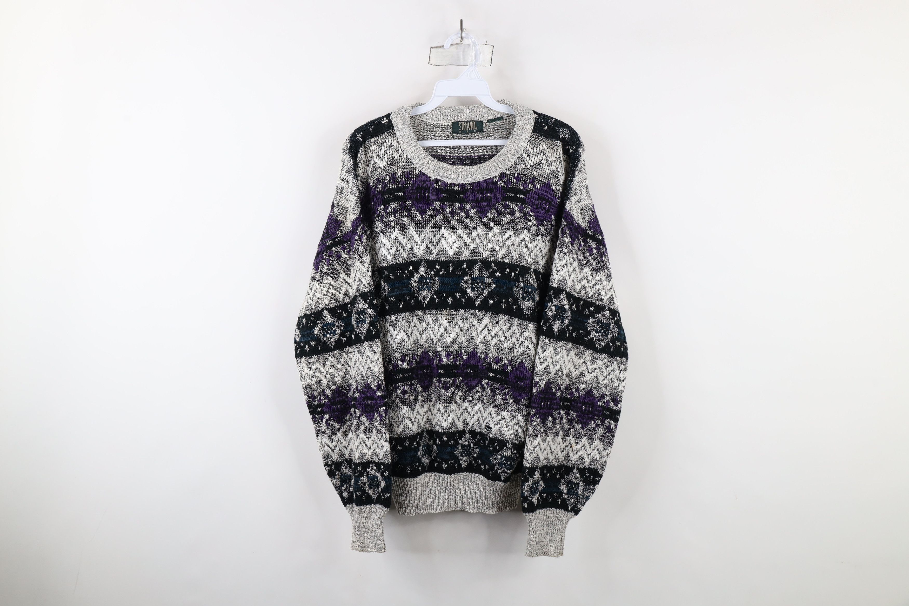 Vintage Vintage 90s Coogi Style Southwestern Fiesta Knit Sweater Size US M / EU 48-50 / 2 - 1 Thumbnail