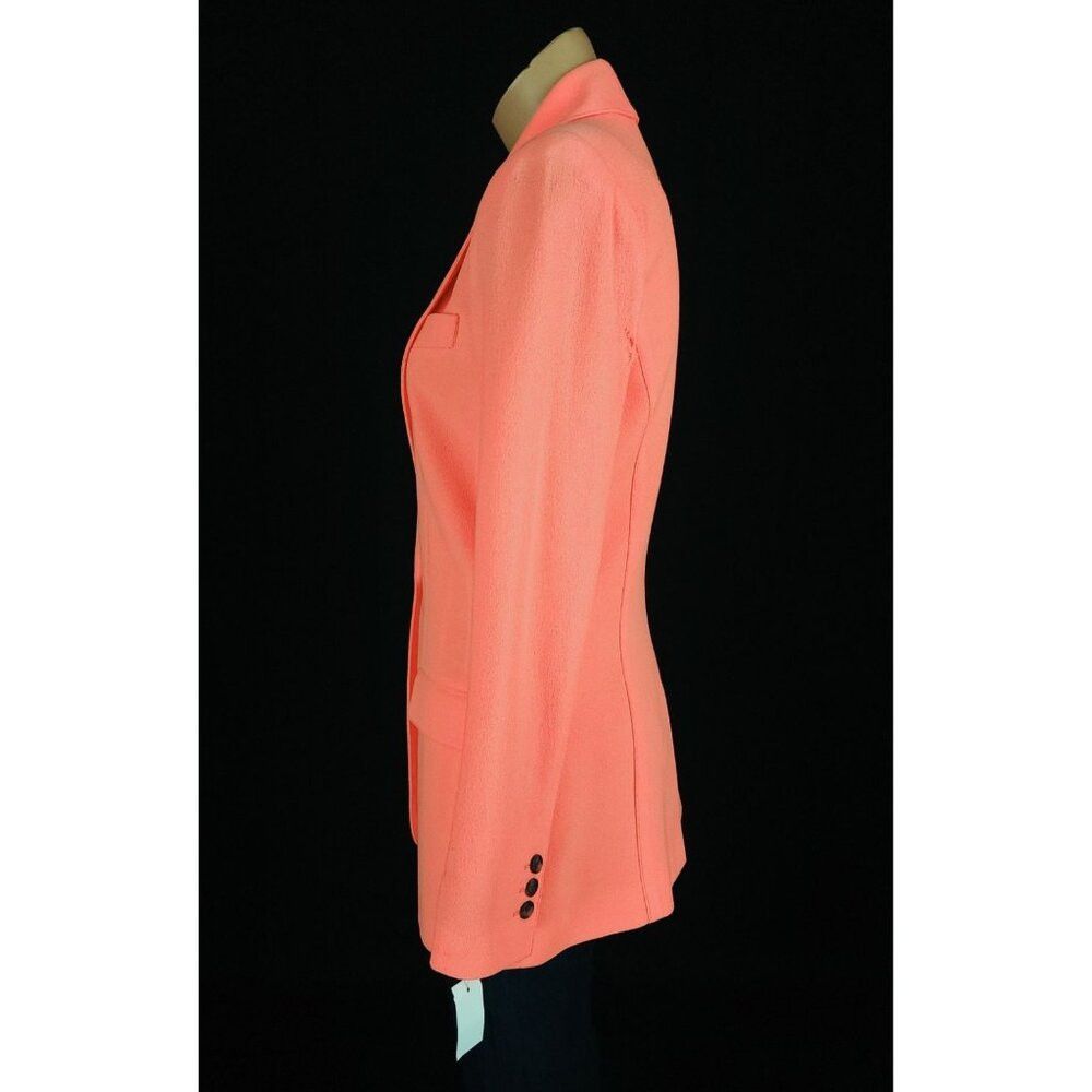 SMYTHE Smythe Tailored Blazer Size 4 Womens Neon Tangerine Jacket Size S / US 4 / IT 40 - 6 Thumbnail