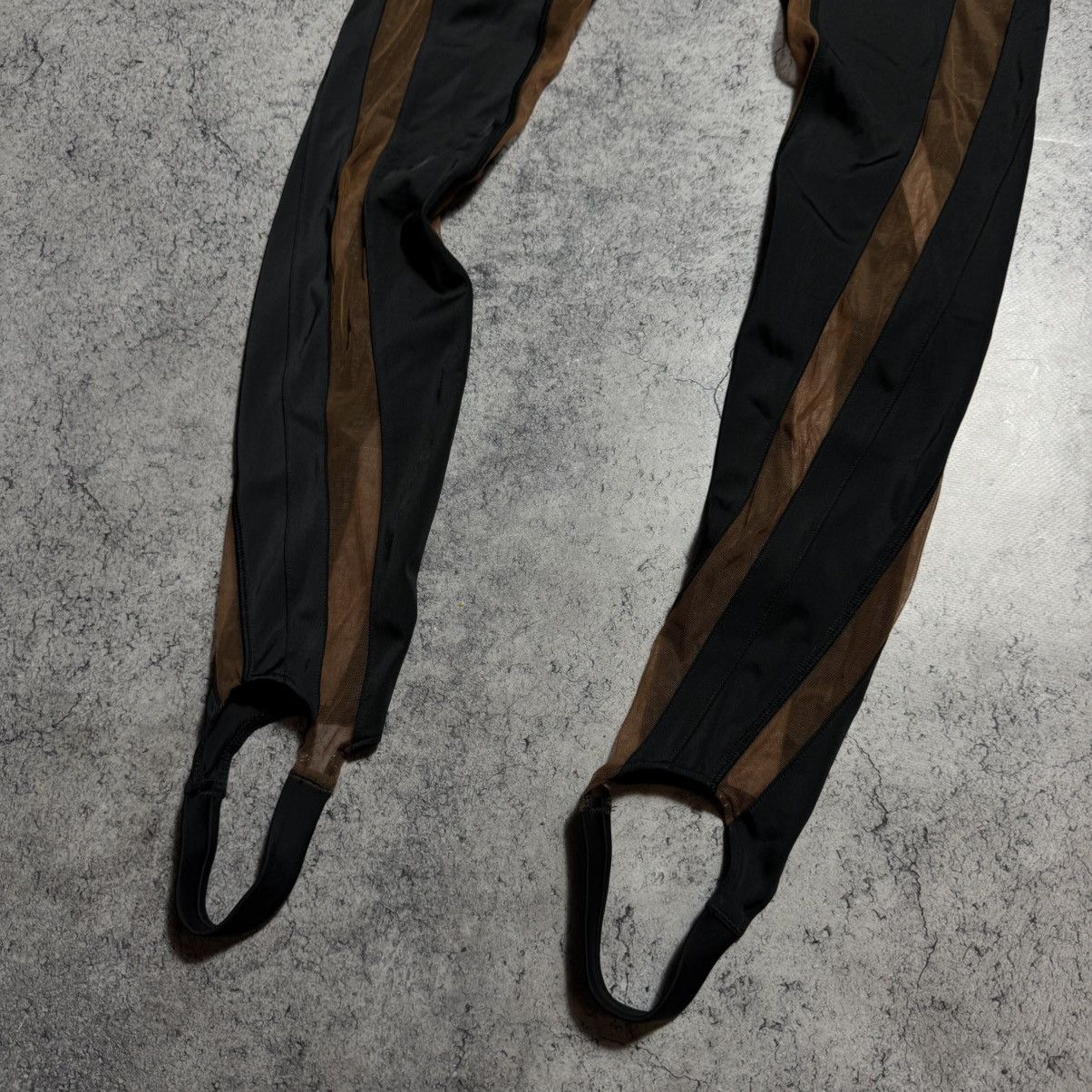 H&M × Mugler Rare Mugler H&M Mesh Panel Stirrup Leggings Size 28" / US 6 / IT 42 - 3 Thumbnail