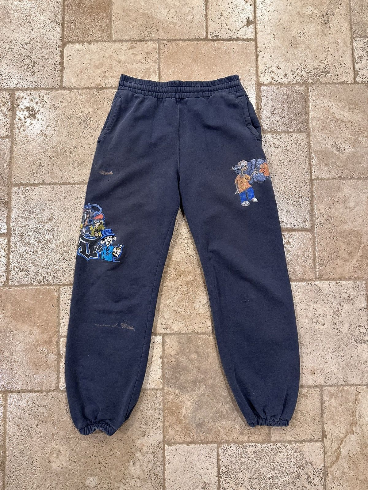 OFF-WHITE GRAFF PUPP SLIM SWEATPANTS