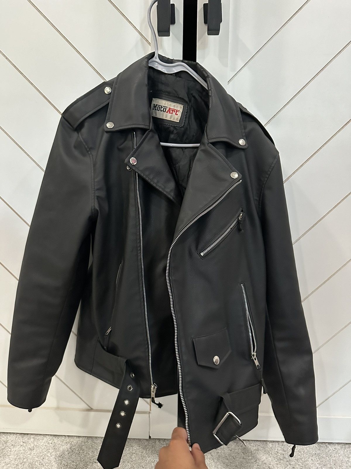 Vintage Leather Moto Jacket Size US M / EU 48-50 / 2 - 2 Thumbnail