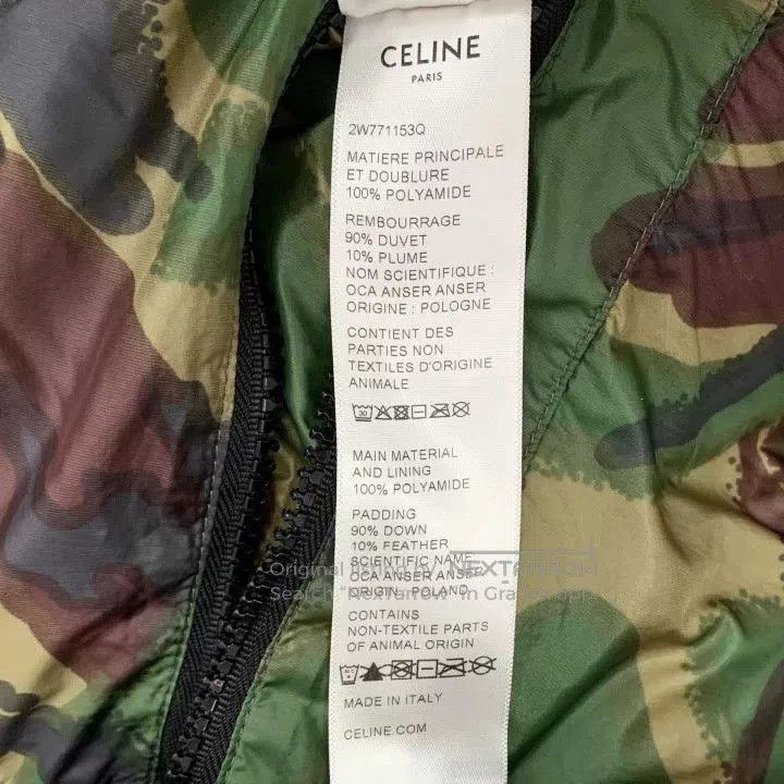 Celine Celine 23 Camouflage Logo Puffer Jacket. Size US S / EU 44-46 / 1 - 7 Thumbnail