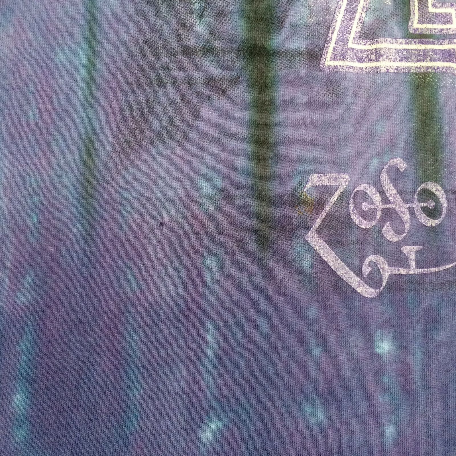 Led Zeppelin Vintage Led Zeppelin Swan Song Tie Dye Band T-Shirt Size US L / EU 52-54 / 3 - 12 Thumbnail