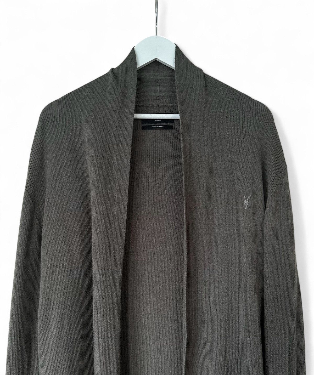 Allsaints AllSaints 100% Merino Wool Cardigan Sweater Women's Size L Size L / US 10 / IT 46 - 3 Thumbnail