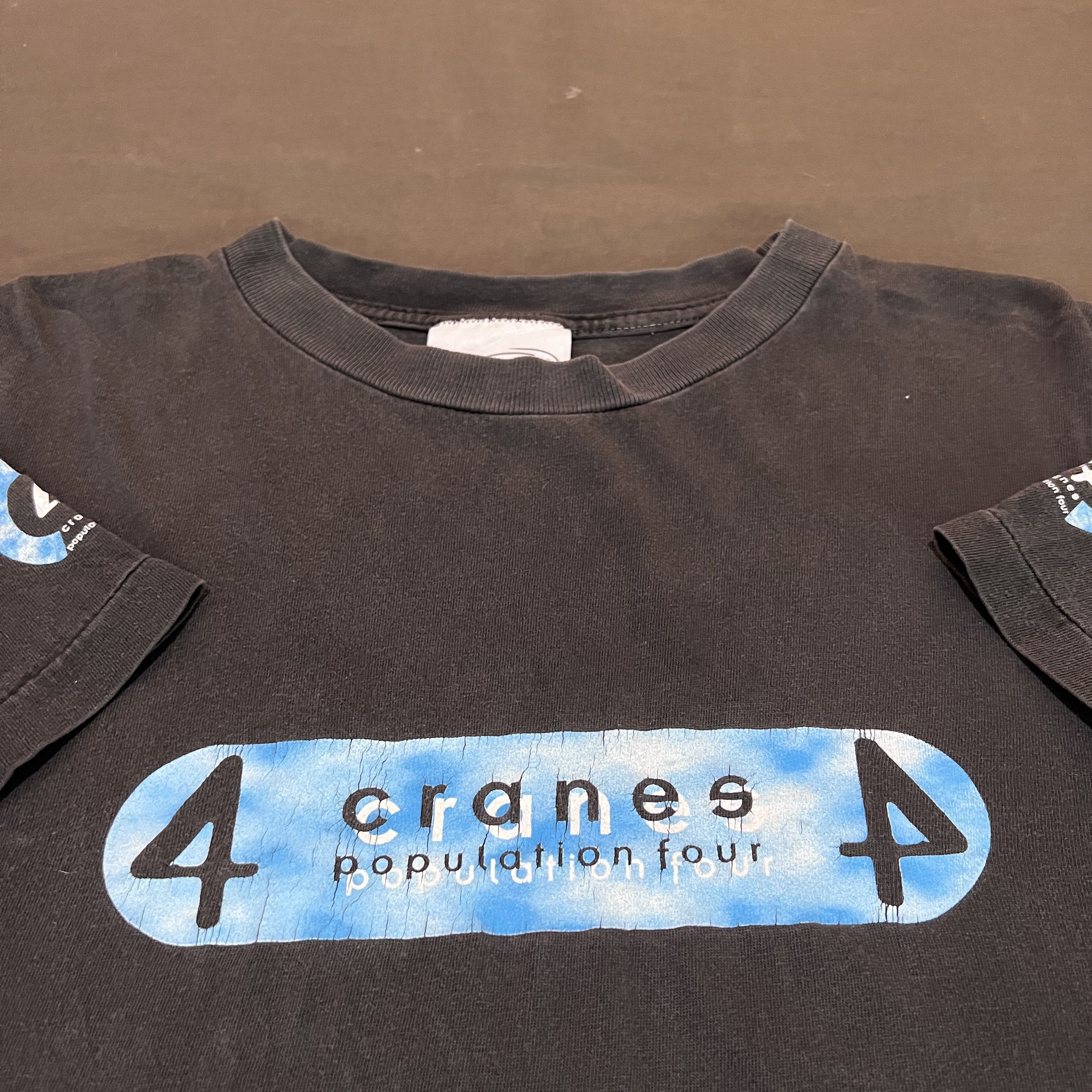 Band Tees × Vintage Vintage 90s Cranes Population Four Album Shoegaze Band Faded Size US XL / EU 56 / 4 - 1 Thumbnail