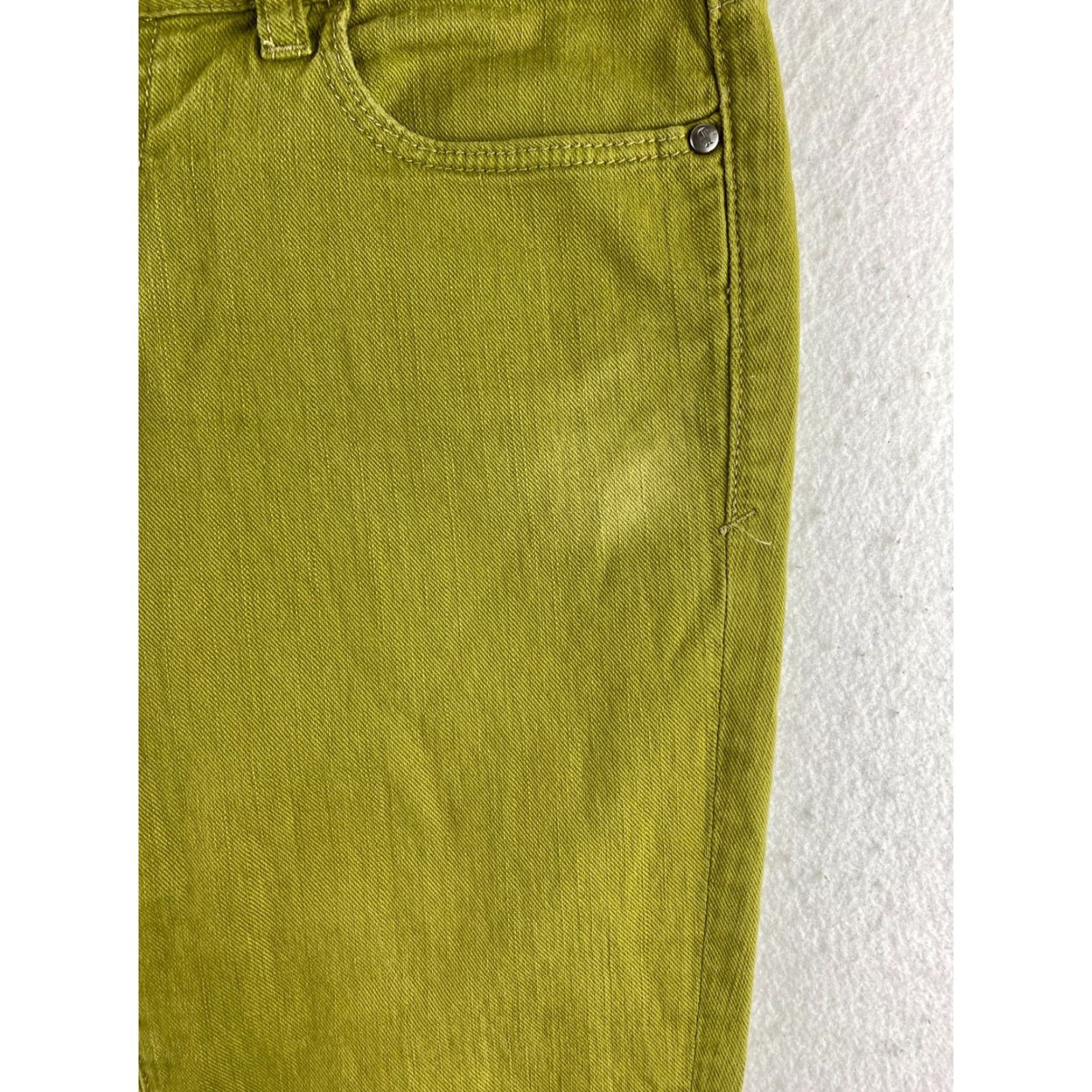 Vintage Pilcro and the Letterpress Jeans Womens 26 Green Stet Fit Skinny Stretch Denim Jeans Size 26" / US 2 / IT 38 - 7 Thumbnail