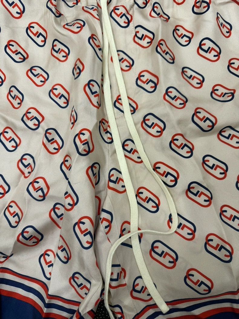 Gucci Gucci Logo Printed Silk Shorts-2505 Size US 44 / EU 60 - 5 Thumbnail