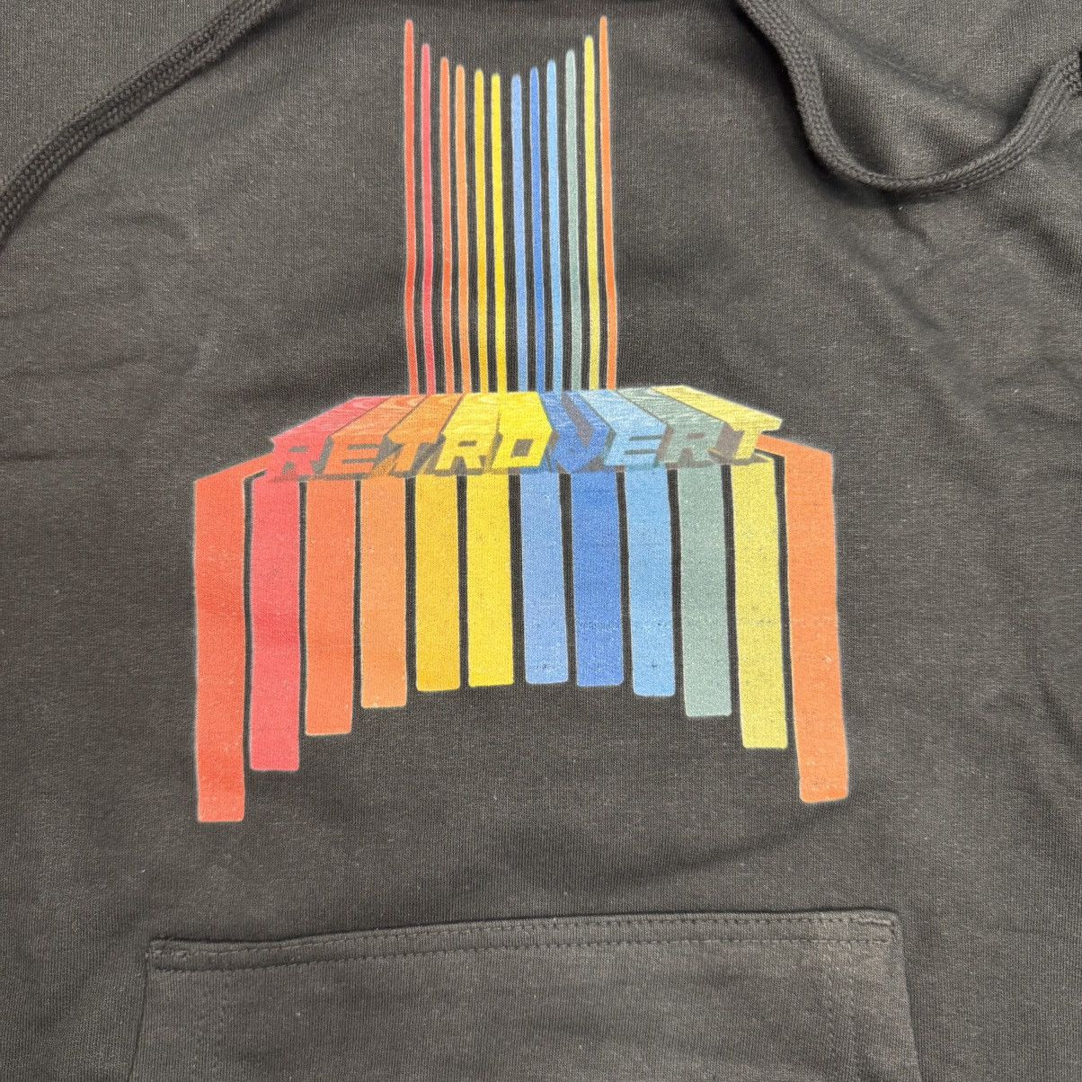 RETROVERT RETROVERT Spectrum Black Hoodie Size M BNWT Streetwear Heat Size US M / EU 48-50 / 2 - 3 Thumbnail