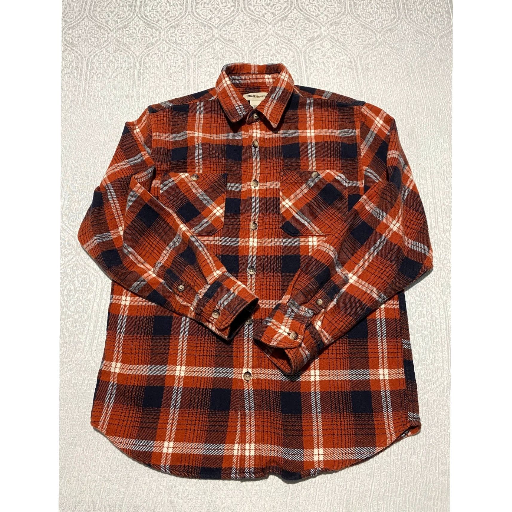 Vintage Ruff Hewn Plaid Flannel Shirt Men's S Long Sleeve Button-Up Cotton Size US S / EU 44-46 / 1 - 2 Thumbnail