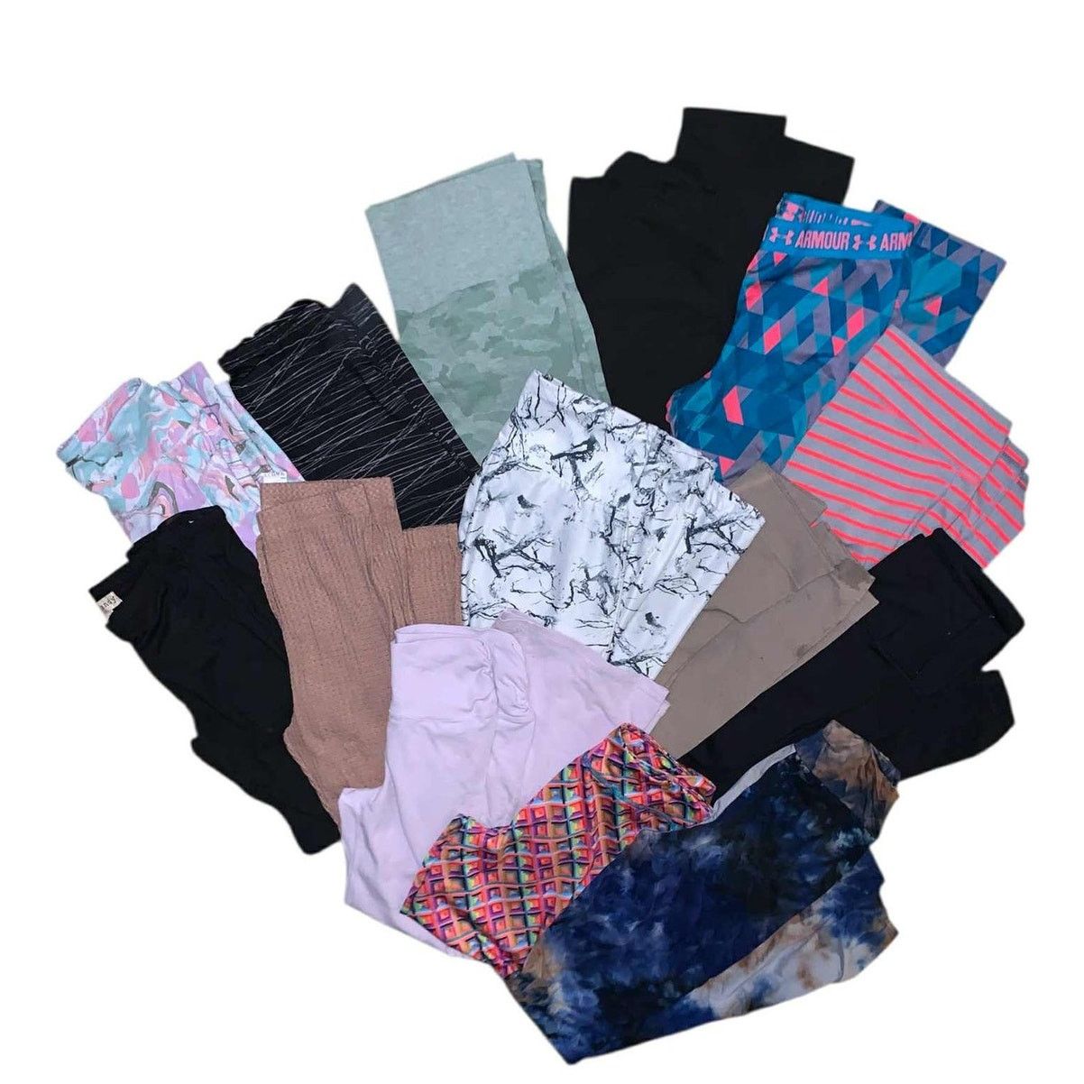 Other 30 Pair Athletic Leggings Yoga Pants Flare/Straight Small Size 26" / US 2 / IT 38 - 2 Thumbnail