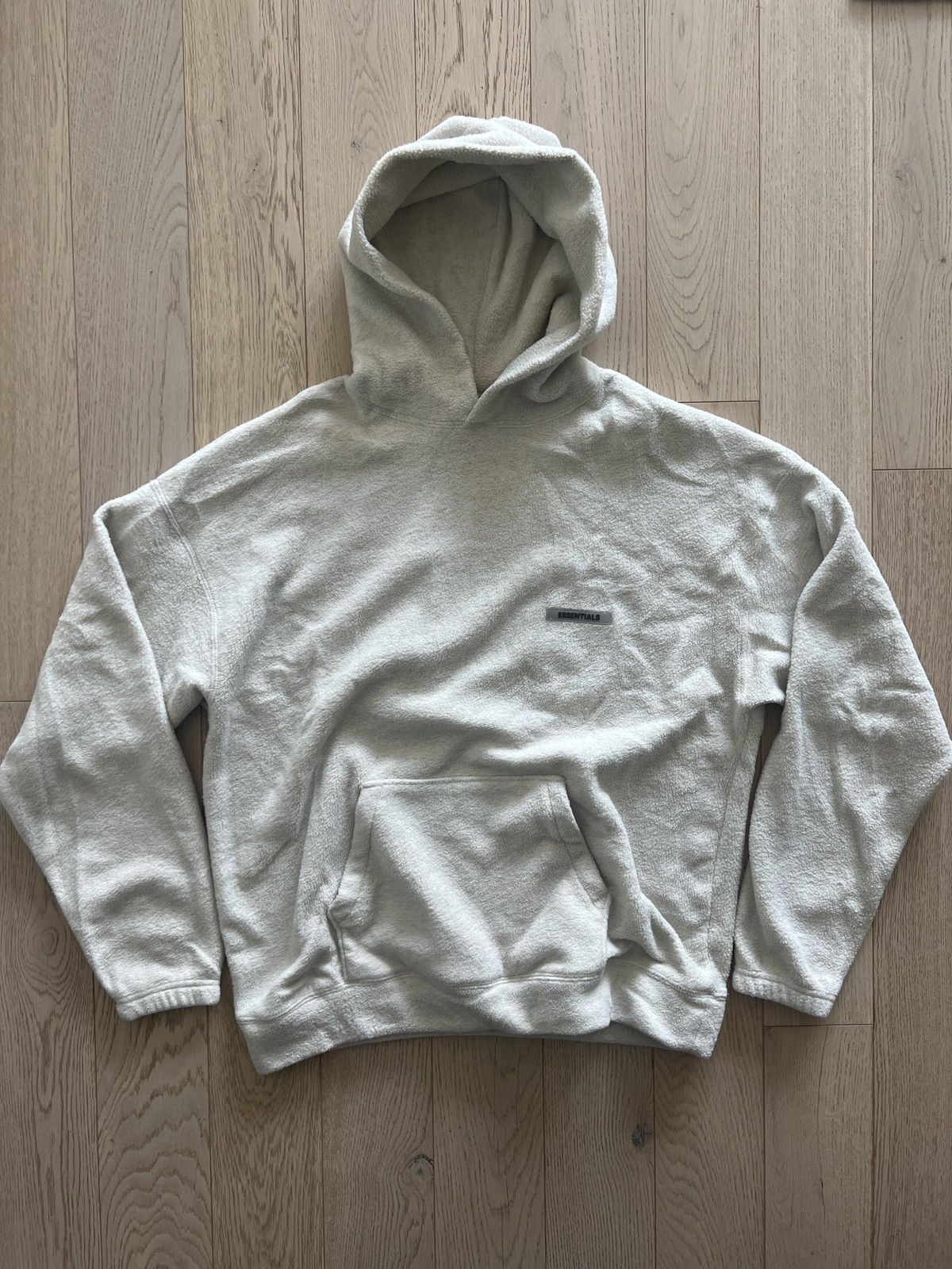image of Essentials Polar Hoodie in White, Men's (Size Large)