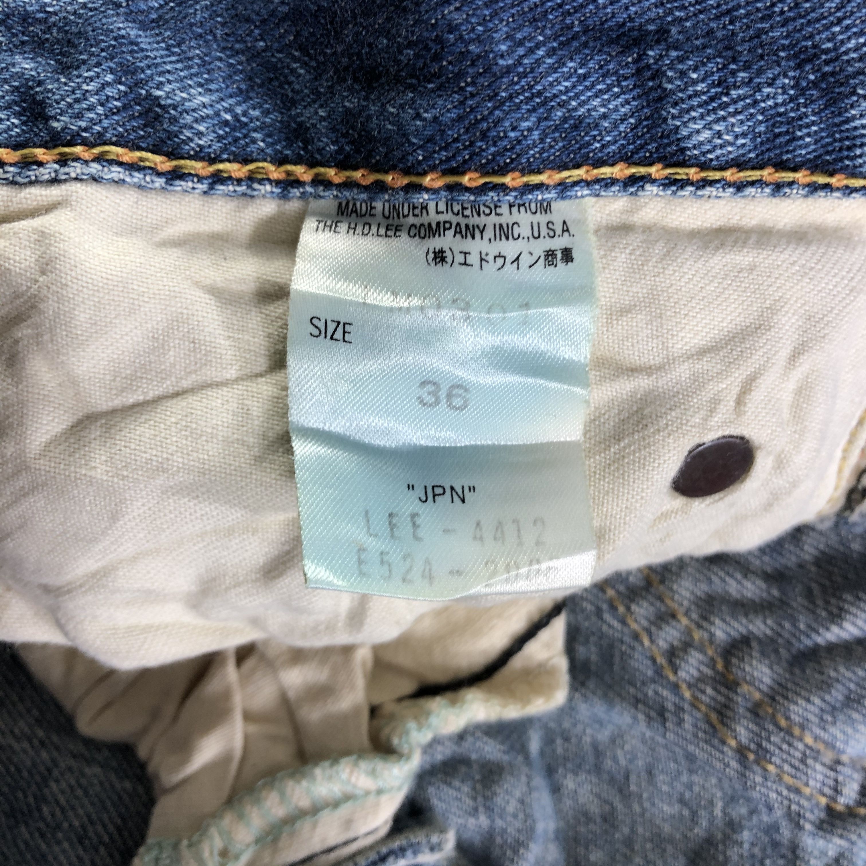 Lee Vintage Lee Rider Jeans Ripped Denim KJ3104 Size US 36 / EU 52 - 10 Thumbnail