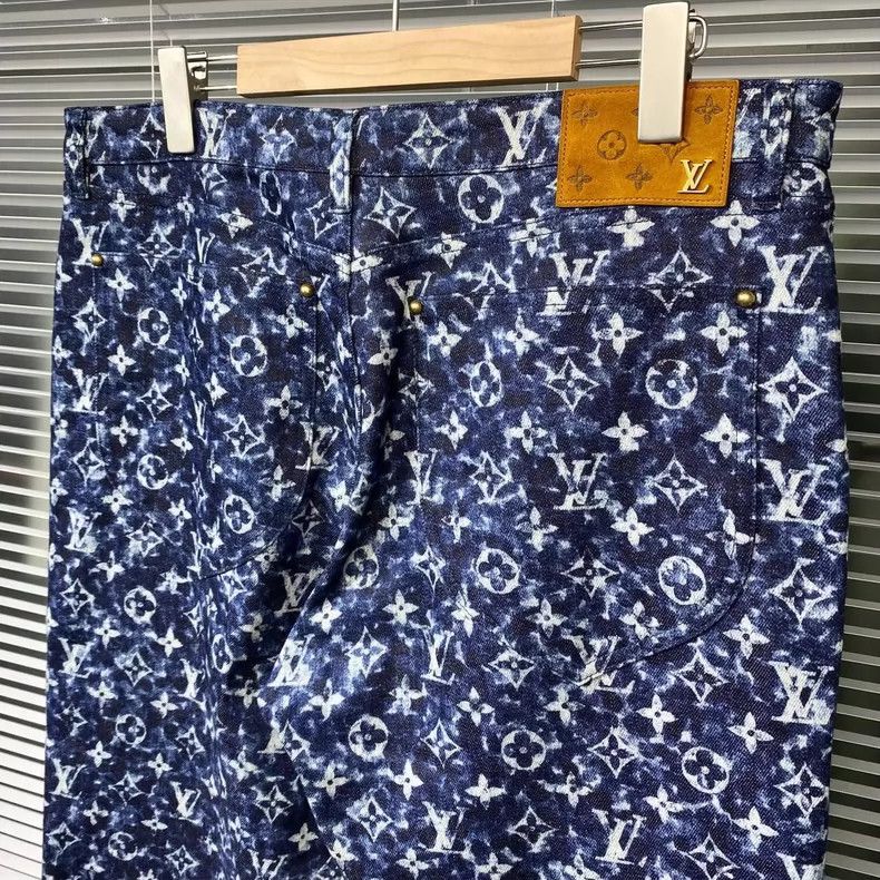 Louis Vuitton LOUIS VUITTON FW23 Full Print Jeans 2504-Nextarrow Size US 33 - 4 Thumbnail