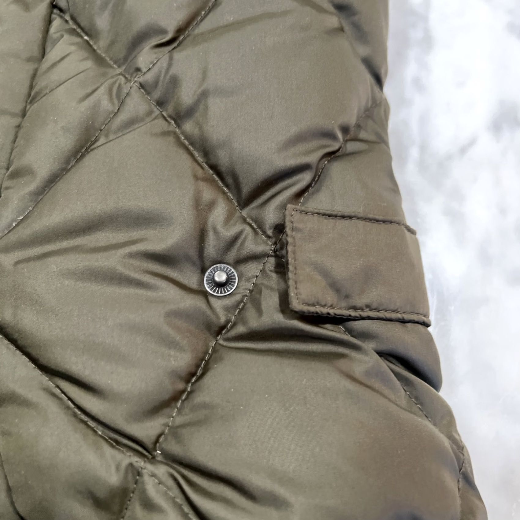 Eddie Bauer Eddie Bauer Vest Womens M Brown Quilted Puffy Goose Down Zipper Snaps Pockets Size M / US 6-8 / IT 42-44 - 6 Thumbnail