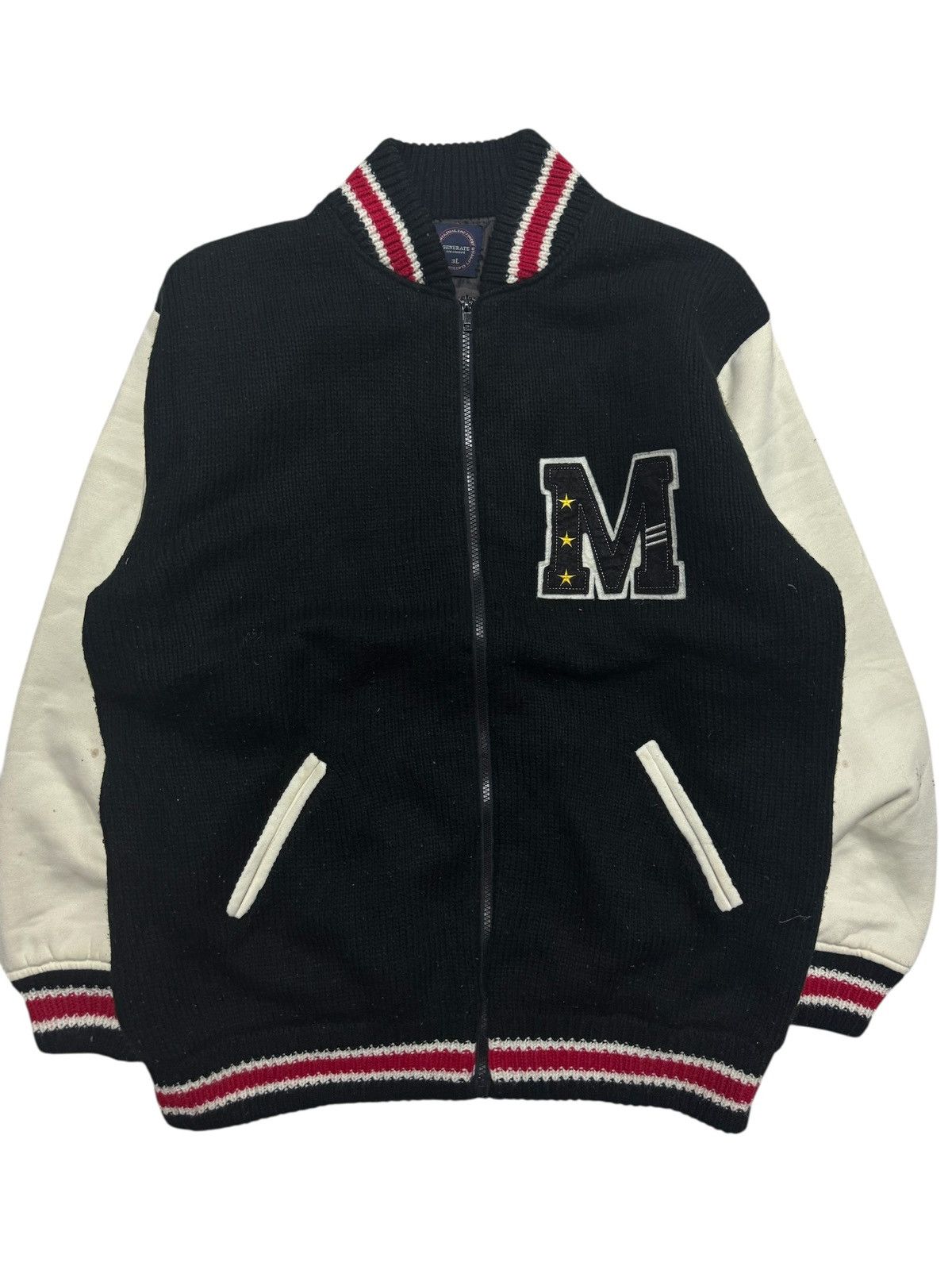 Habitat 💥RARE💥90s JAPANESE EAGLE LOGO NAVAJO ZIPPER STYLE BOMBER Size US XL / EU 56 / 4 - 2 Thumbnail