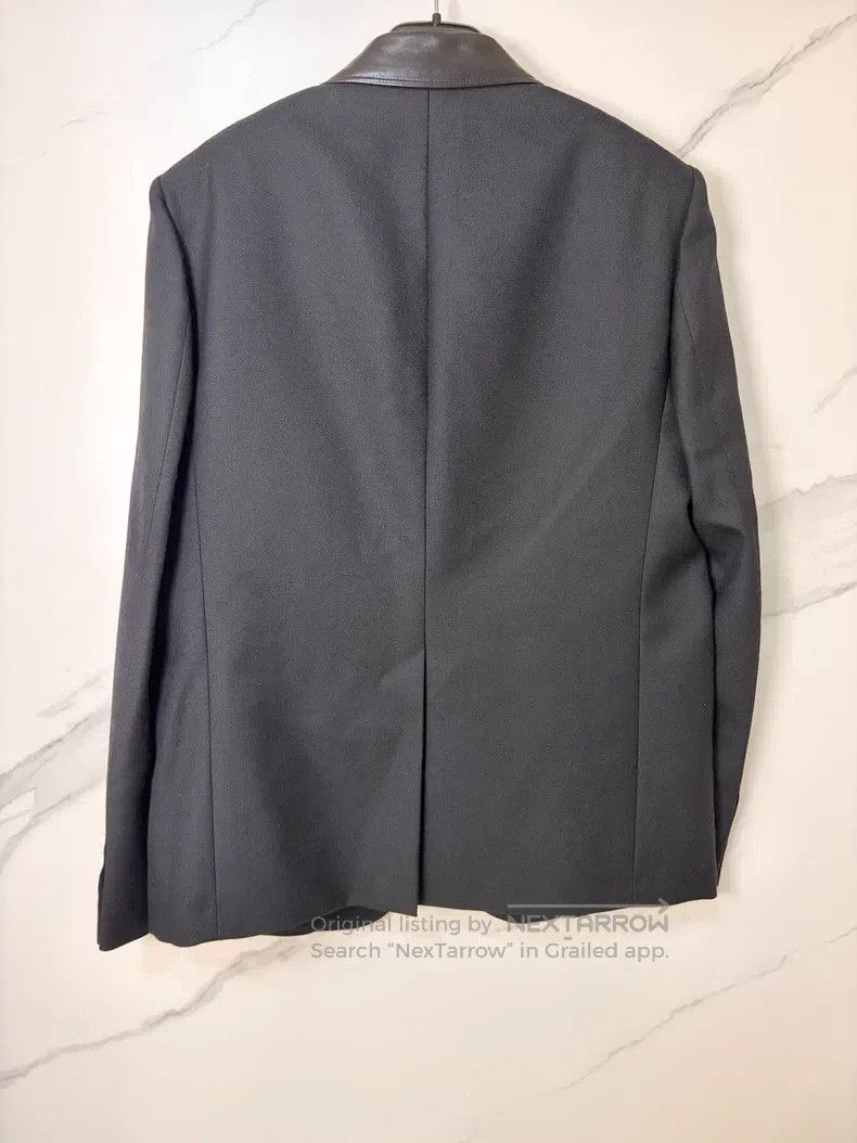 Saint Laurent Paris Saint Laurent Paris Goat Leather Collar Arrow Wool Suit Size US L / EU 52-54 / 3 - 2 Thumbnail