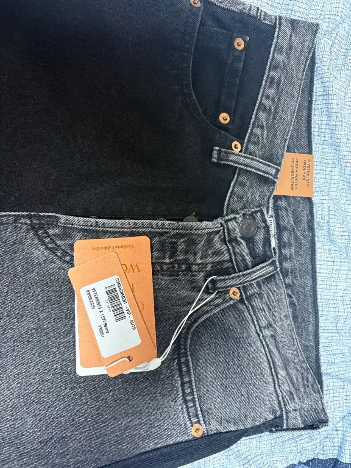 Levi's × Vetements Vetements x Levi’s Rework Denim Jeans Size 29" - 4 Thumbnail