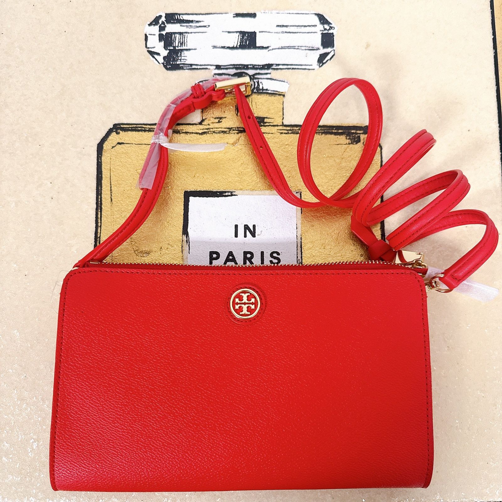 Tory Burch Tory Burch 18169280 Cameron Easy Coated Canvas Cross-body Size ONE SIZE - 1 Thumbnail