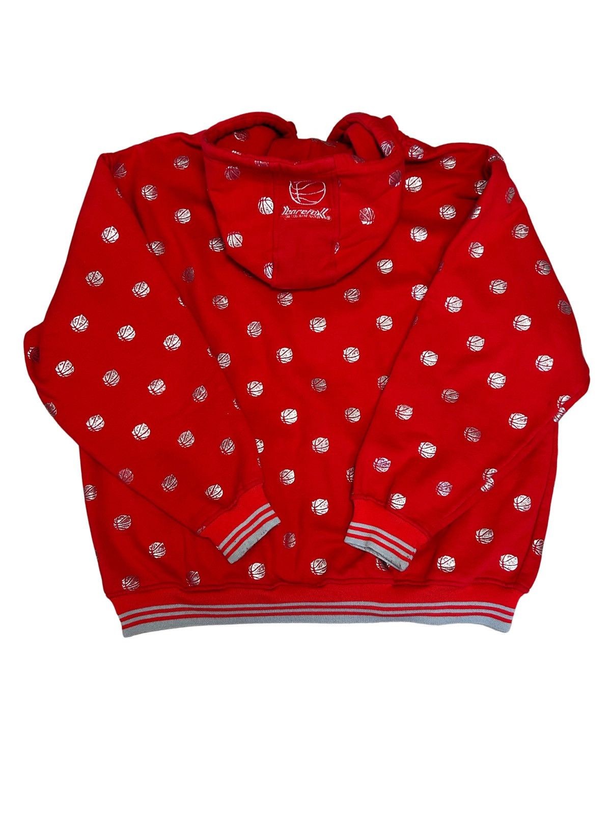 Bare Fox Vintage Y2K Barefox All-Over Print Basketball Zip-Up Hoodie Size US XXL / EU 58 / 5 - 3 Thumbnail