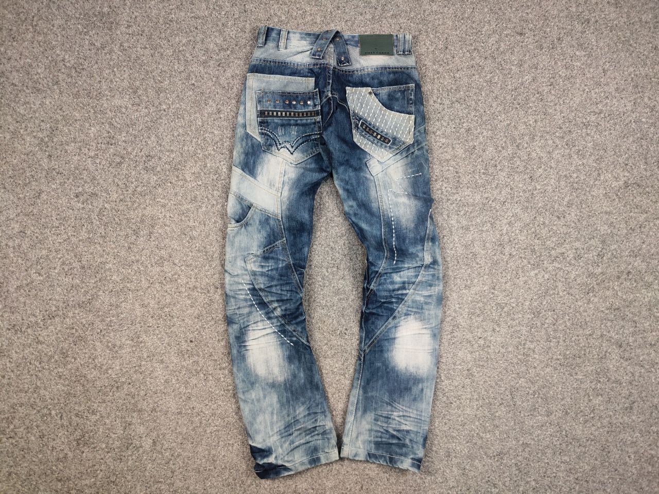 Japanese Brand × Vintage Vintage Japan Ross Carra Cargo Faded Denim Jeans Y2K Style Size US 30 / EU 46 - 6 Thumbnail