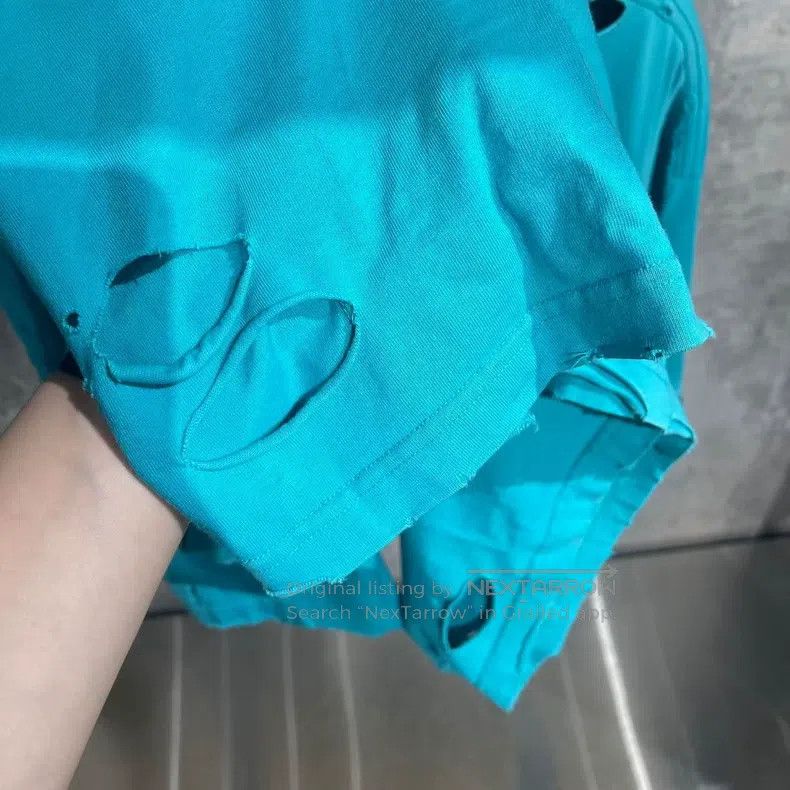 Balenciaga Balenciaga Lake green wormhole logo short sleeve Size US XS / EU 42 / 0 - 5 Thumbnail