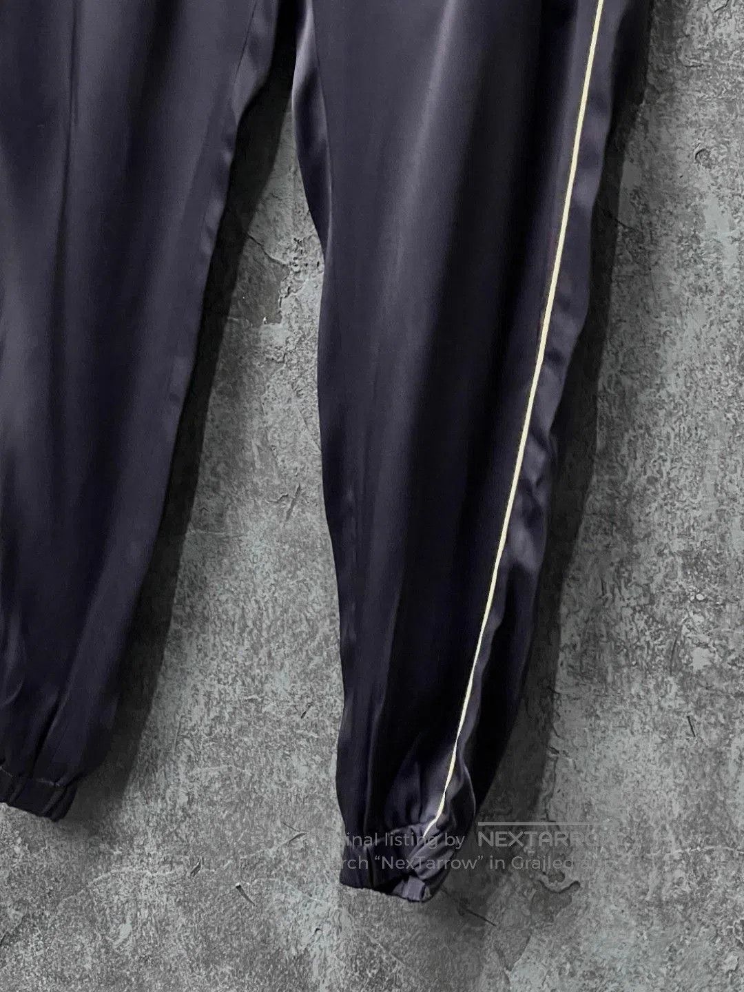 Saint Laurent Paris SAINT LAURENT Drawstring Satin Pants. Size US 36 / EU 52 - 4 Thumbnail