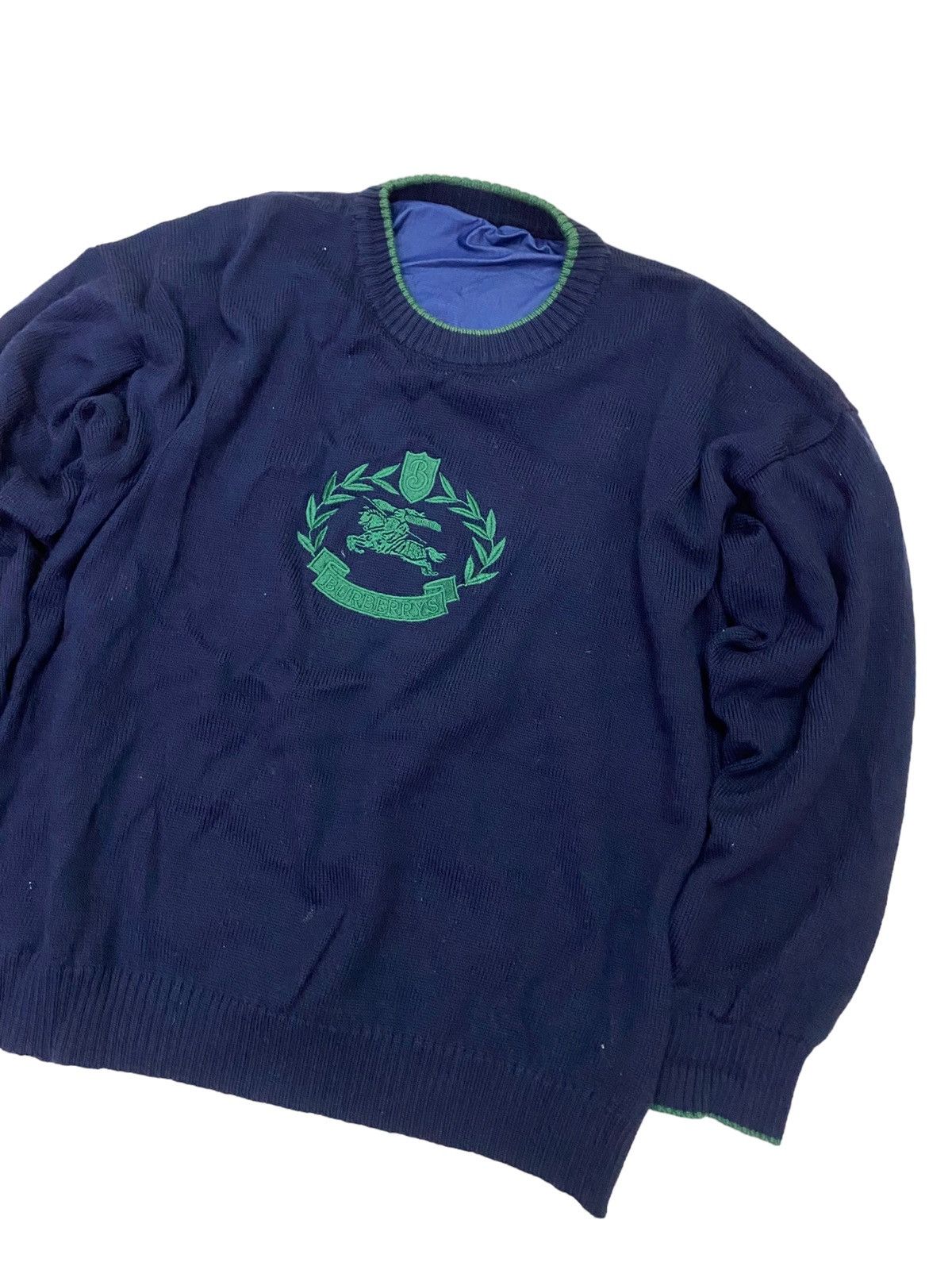 Vintage 💥Vintage Burberrys Sweater Knitwear Size US L / EU 52-54 / 3 - 1 Thumbnail