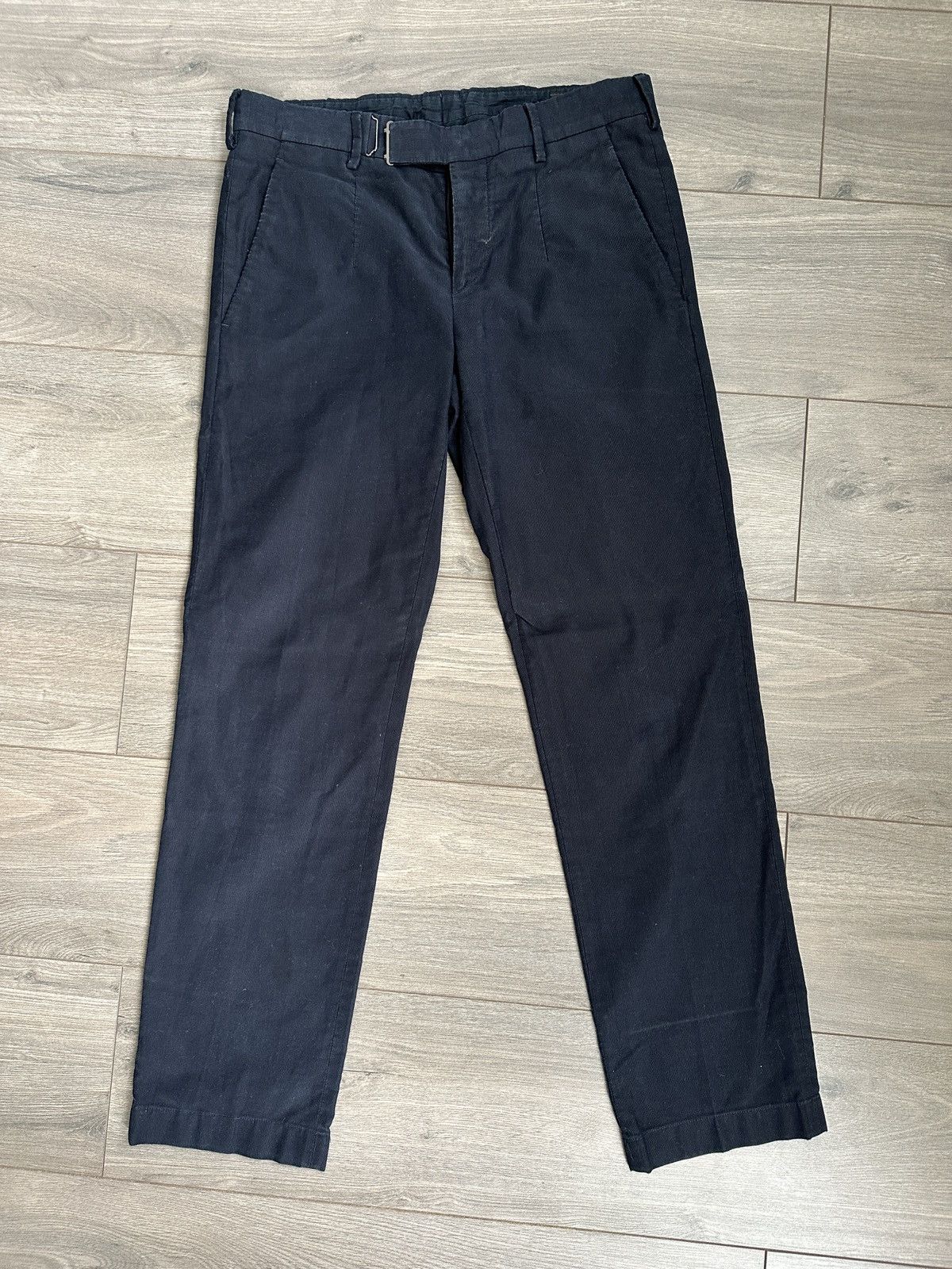 Prada Prada 2009 trousers with belt clasp Size US 30 / EU 46 - 1 Thumbnail
