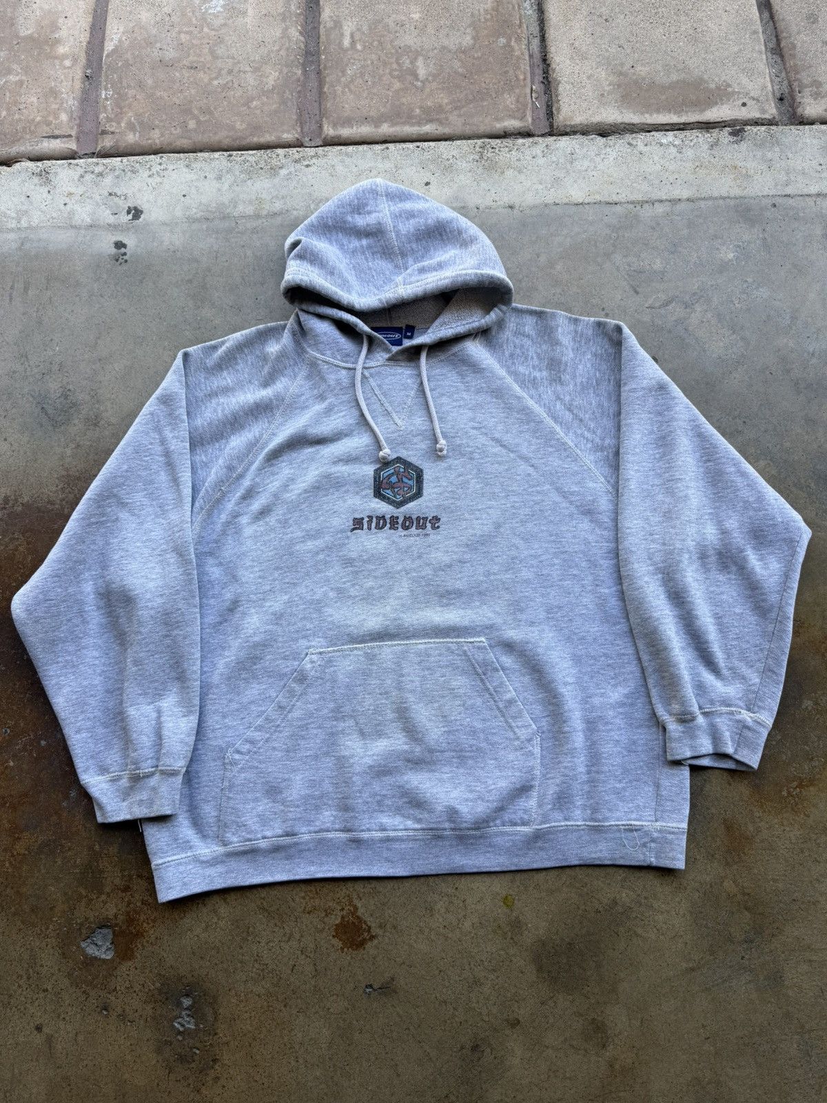 Sideout Vintage Sideout Grey Dragon Hoodie Size US M / EU 48-50 / 2 - 1 Thumbnail