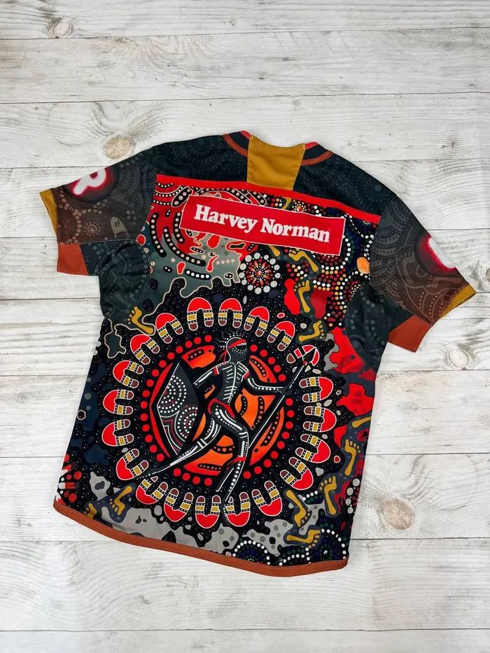 Other BLK NRL HARVEY NORMAN All Stars Rugby Shirt Jersey Size US L / EU 52-54 / 3 - 13 Thumbnail