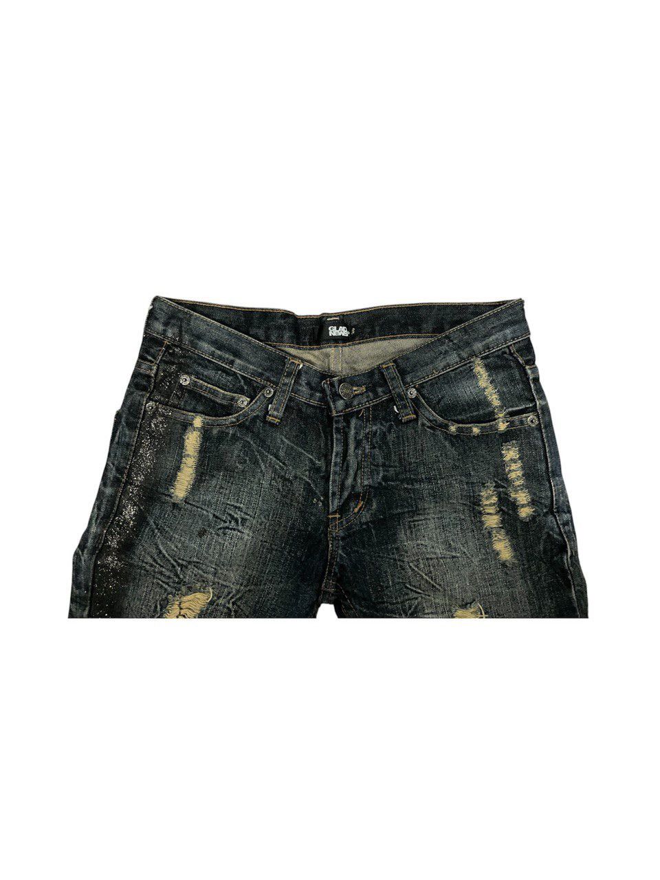 Hysteric Glamour × If Six Was Nine × Tornado Mart Glad News Y2K Rusty Trash Jean Size 30" / US 8 / IT 44 - 6 Thumbnail