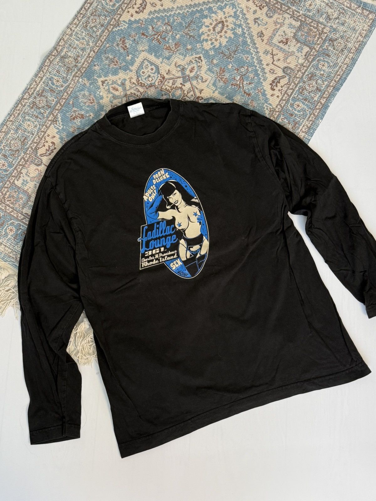 Hanes Rare 90s Cadillac Launge Hanes Porn Deluxe Sex Long Sleeve Size US L / EU 52-54 / 3 - 1 Thumbnail