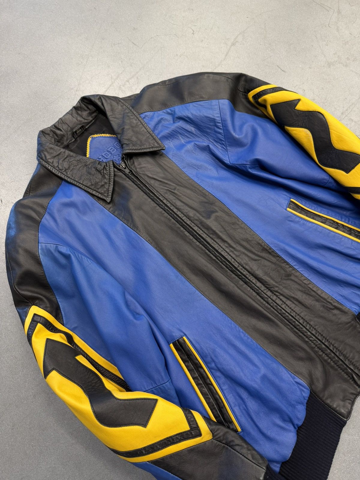 Michael Hoban Vintage Michael Hoban North Beach Street Sign Leather Jacket Size US S / EU 44-46 / 1 - 4 Thumbnail