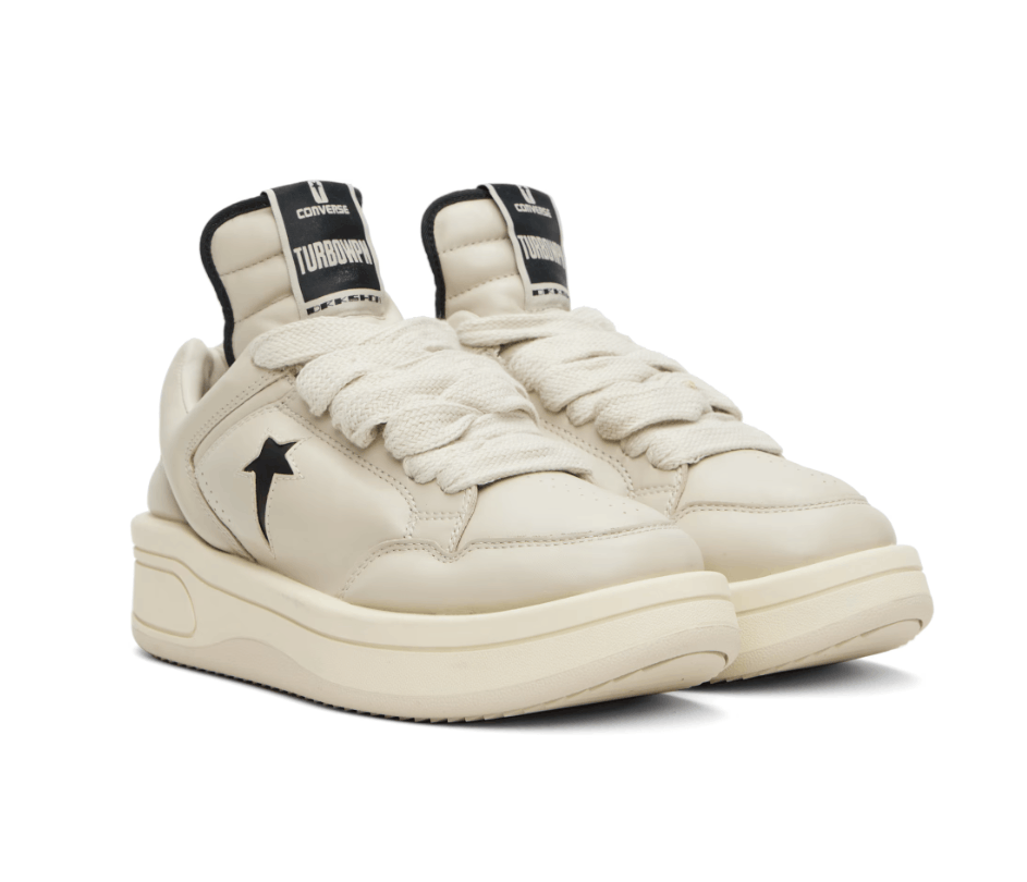 Converse × Rick Owens Drkshdw BNWT SS25 RICK OWENS DRKSHDW TURBOWPN OX SNEAKERS OYSTER 9 Size US 9 / EU 42 - 10 Thumbnail