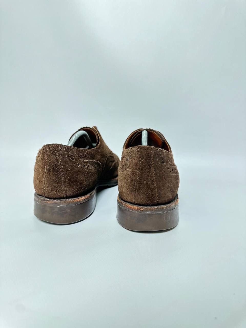 Sanders Vintage England Sanders Oxford Suede Shoes Oldmodey Size US 9 / EU 42 - 4 Thumbnail