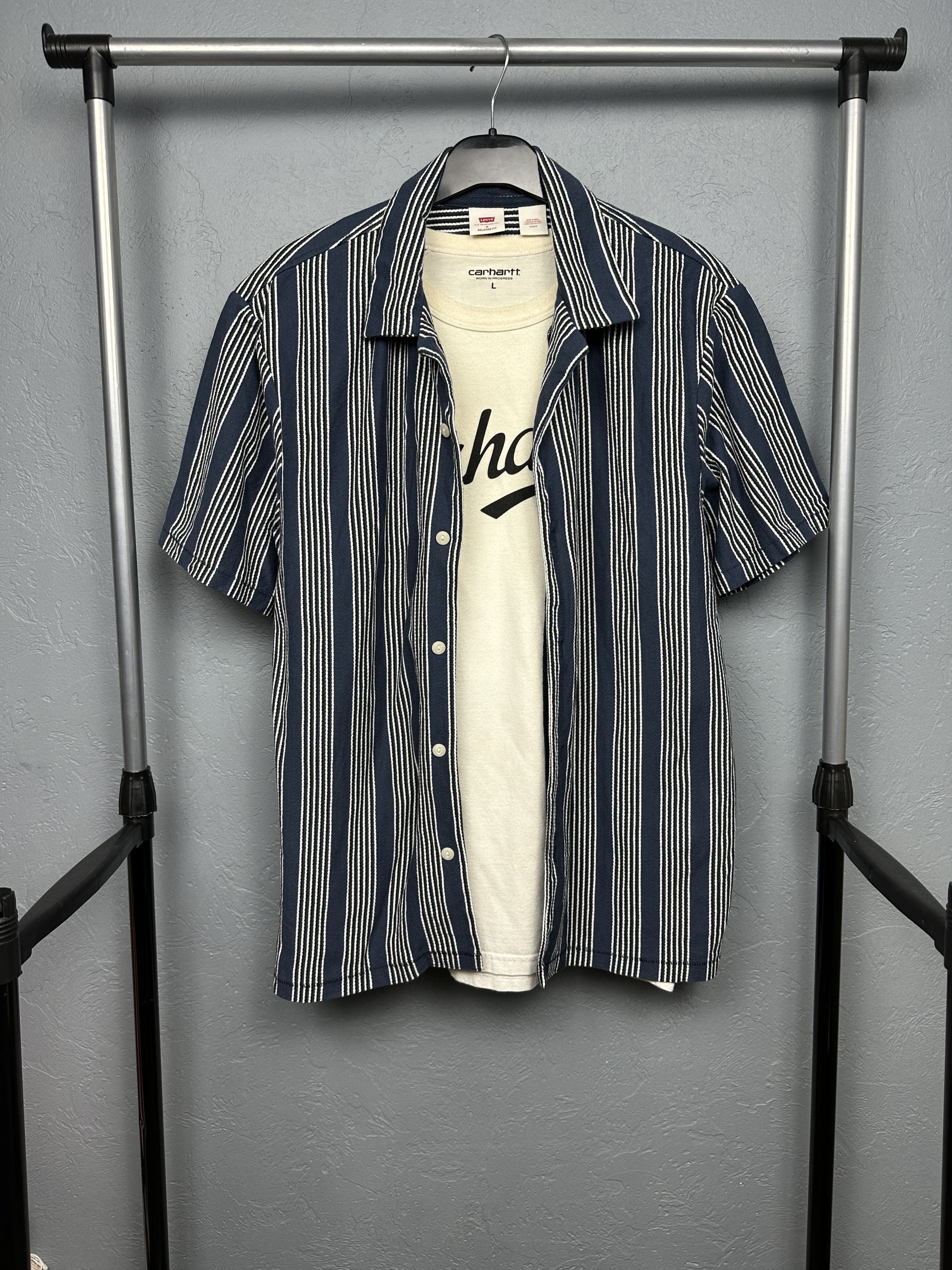 Levi's Levi's Mens Hawaiian Shirt Size US M / EU 48-50 / 2 - 1 Thumbnail