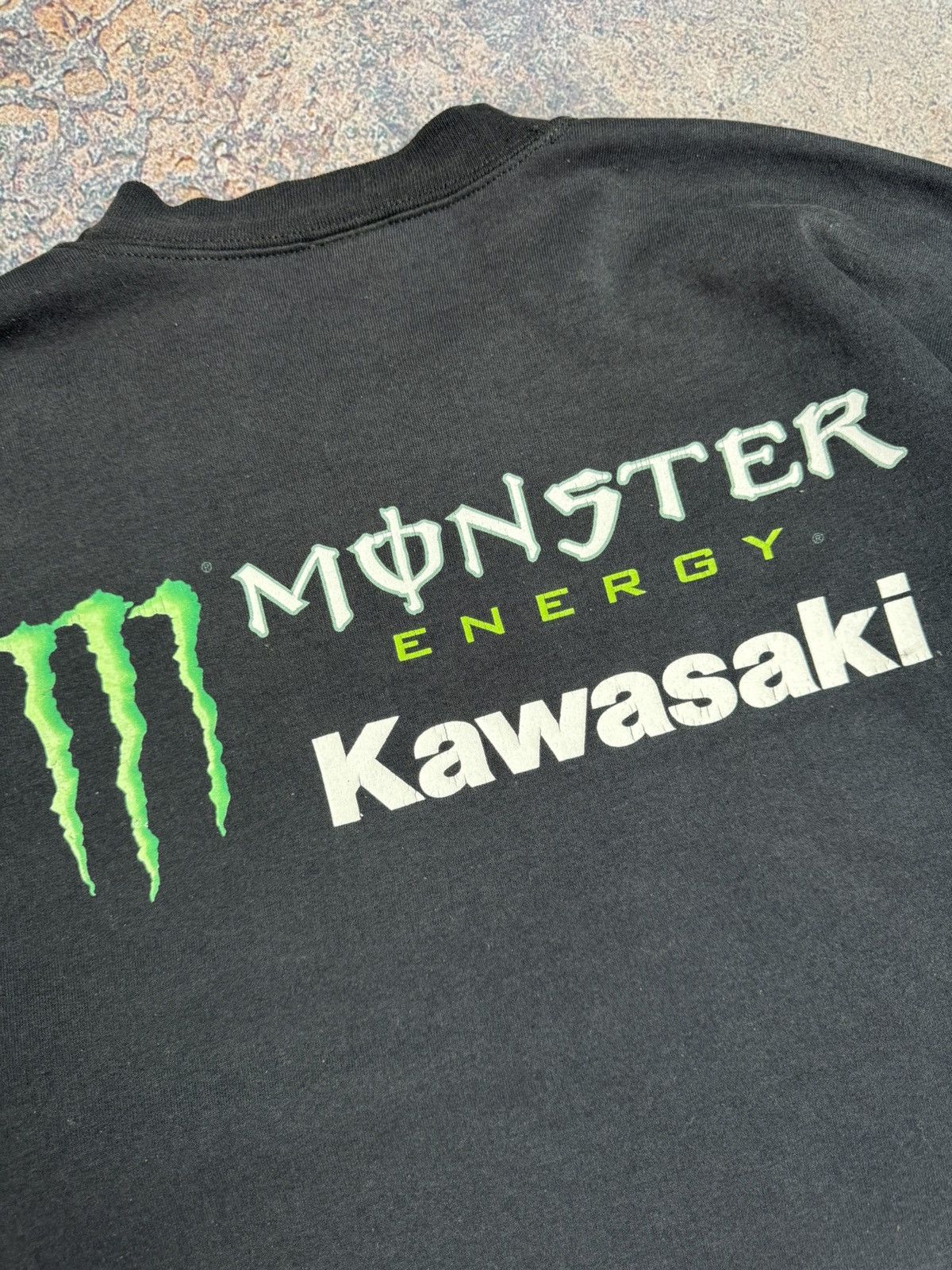 Japanese Brand Vintage⚡️ Monster Energy Kawasaki Racing Hoodie Size US L / EU 52-54 / 3 - 10 Thumbnail