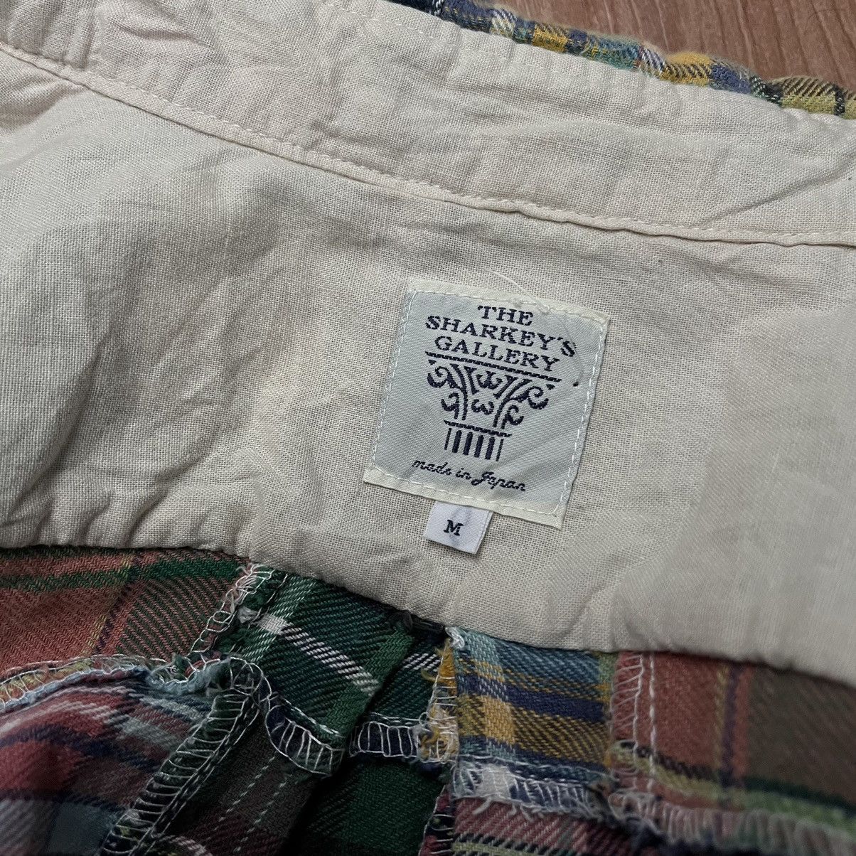 Japanese Brand The Sharkey's Gallery Patchwork Button Ups Shirt Size US M / EU 48-50 / 2 - 7 Thumbnail