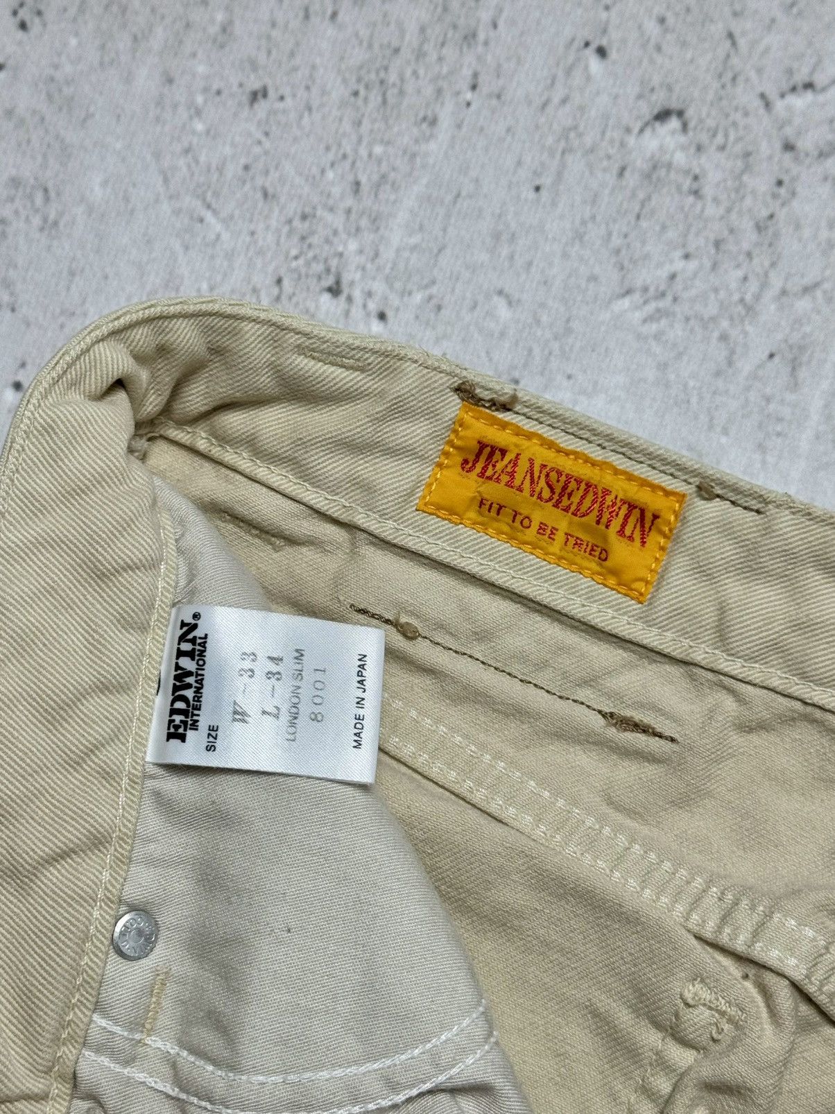 Edwin Vintage Edwin Jeans Made in Japan y2k Trousers Size US 33 - 9 Thumbnail