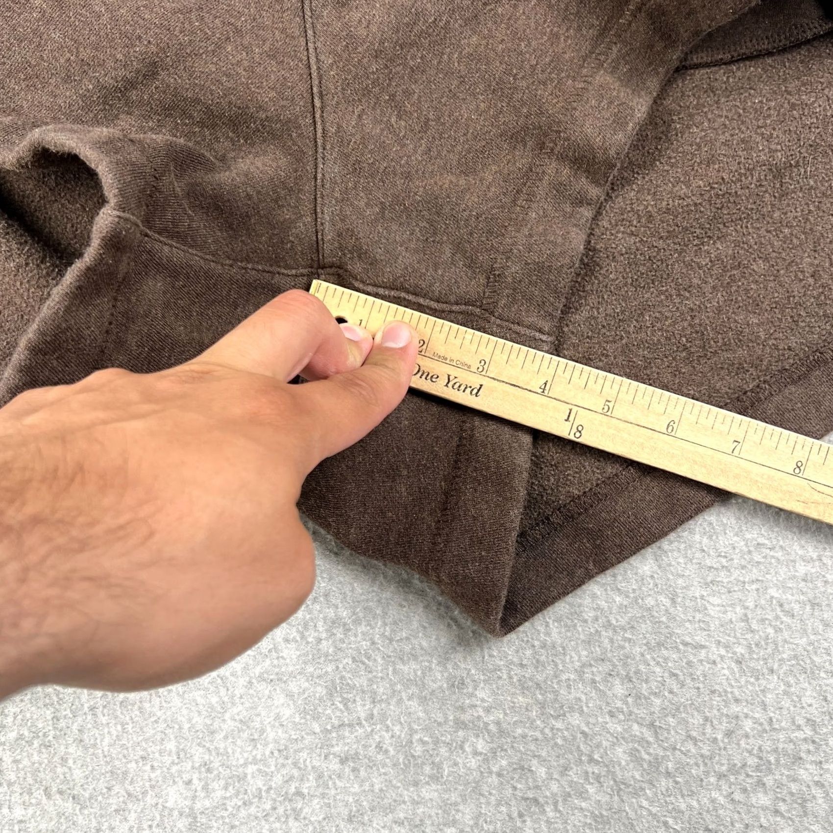 Vintage Fear of God Essentials Sweat Shorts Fleece Drawstring 2XL Mens Brown Size US 39 - 7 Thumbnail