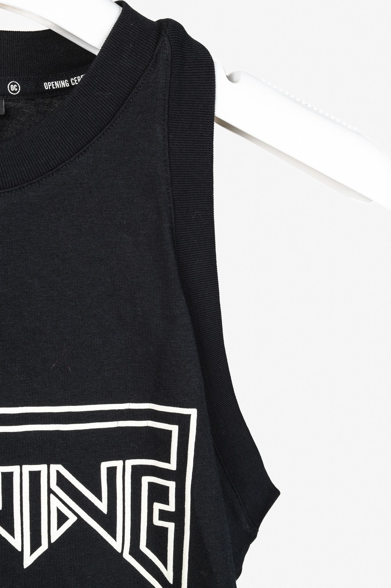 Opening Ceremony Opening Ceremony Black Logo-Graphic Cropped Tank Size S / US 4 / IT 40 - 5 Thumbnail